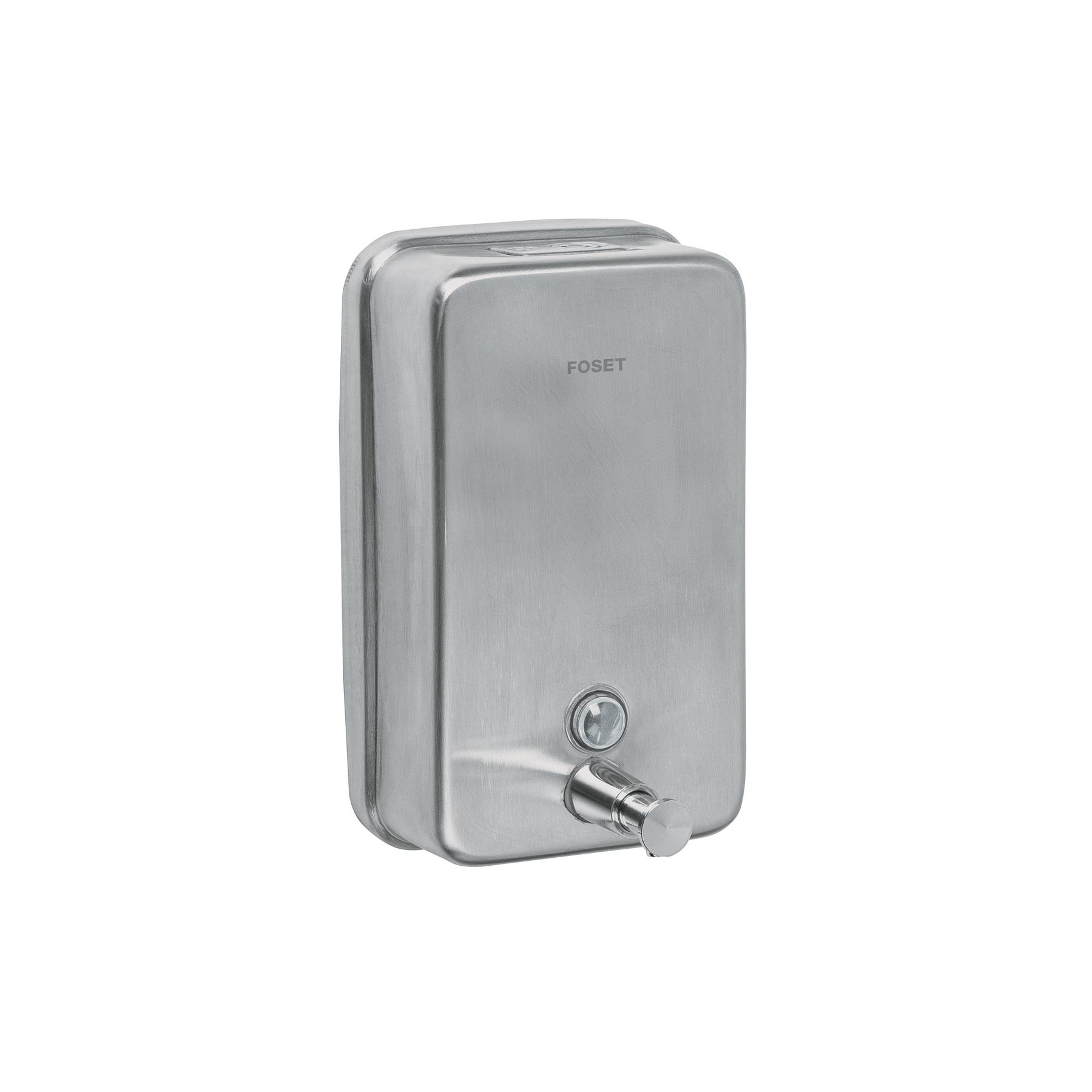 DOSIFICADOR DE ACERO INOX. PARA JABÓN LÍQUIDO, FOSET