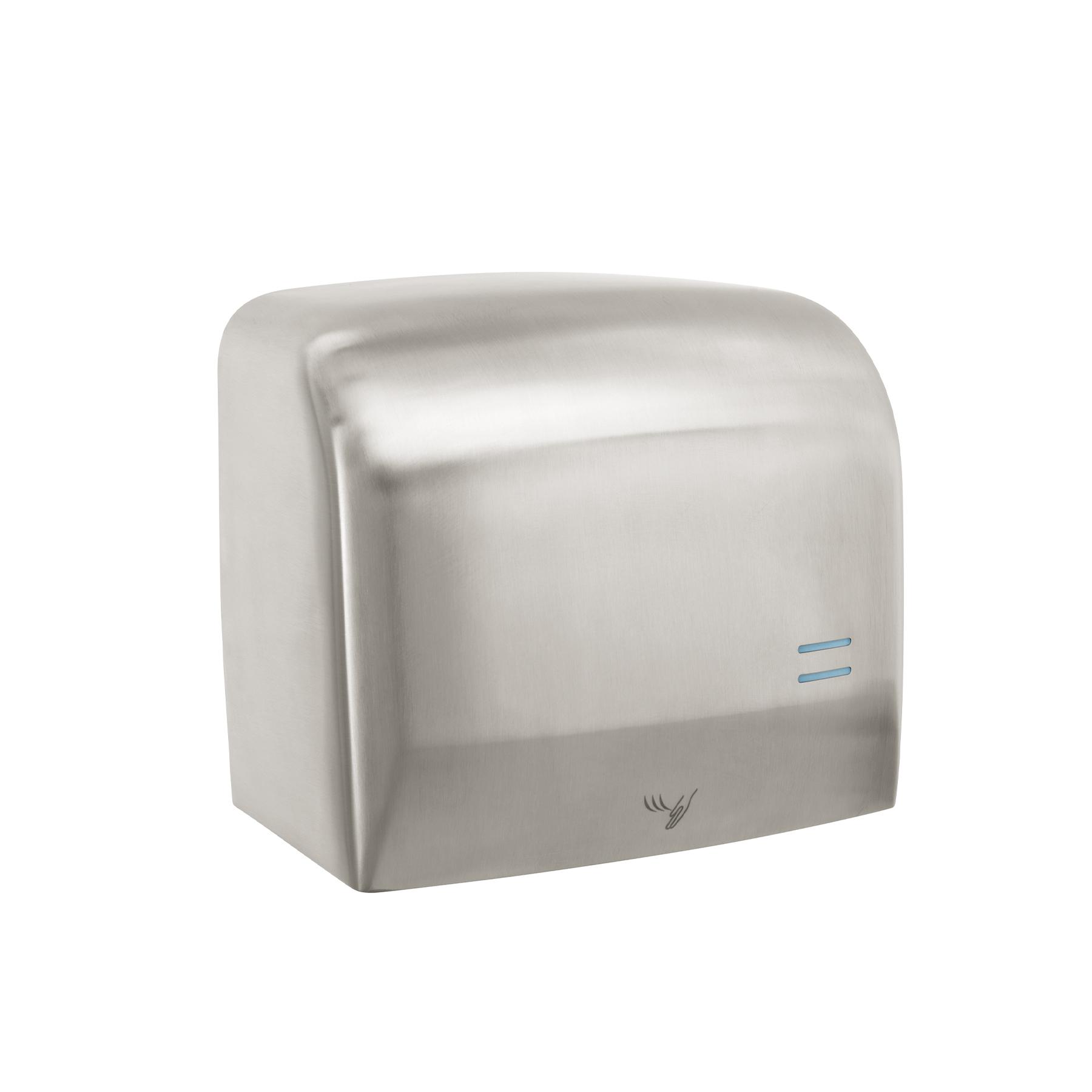 SECADOR DE MANOS CON SENSOR ÓPTICO, ACERO INOXIDABLE