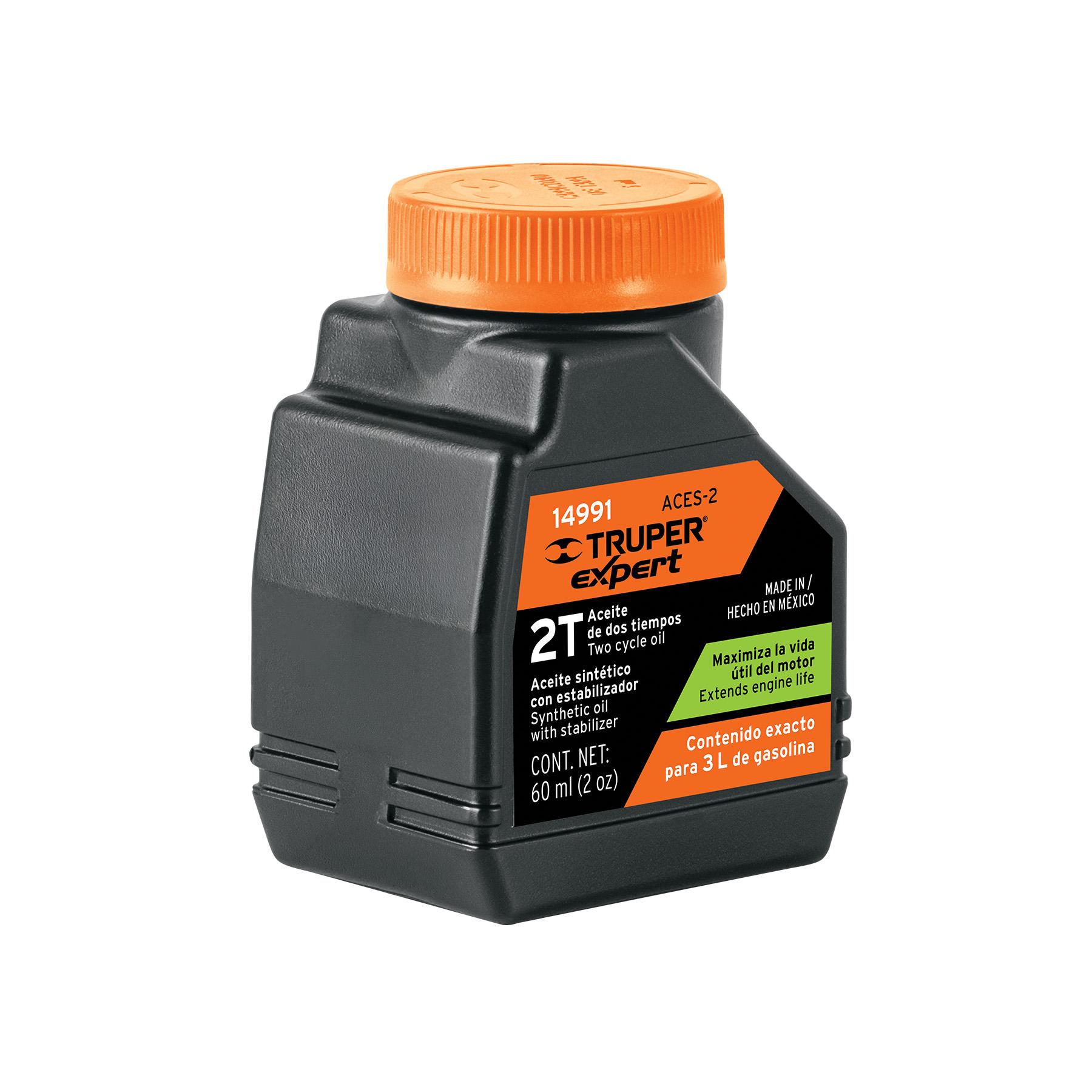 ACEITE SINTÉTICO PARA MOTOR DE 2 TIEMPOS, 60 ML