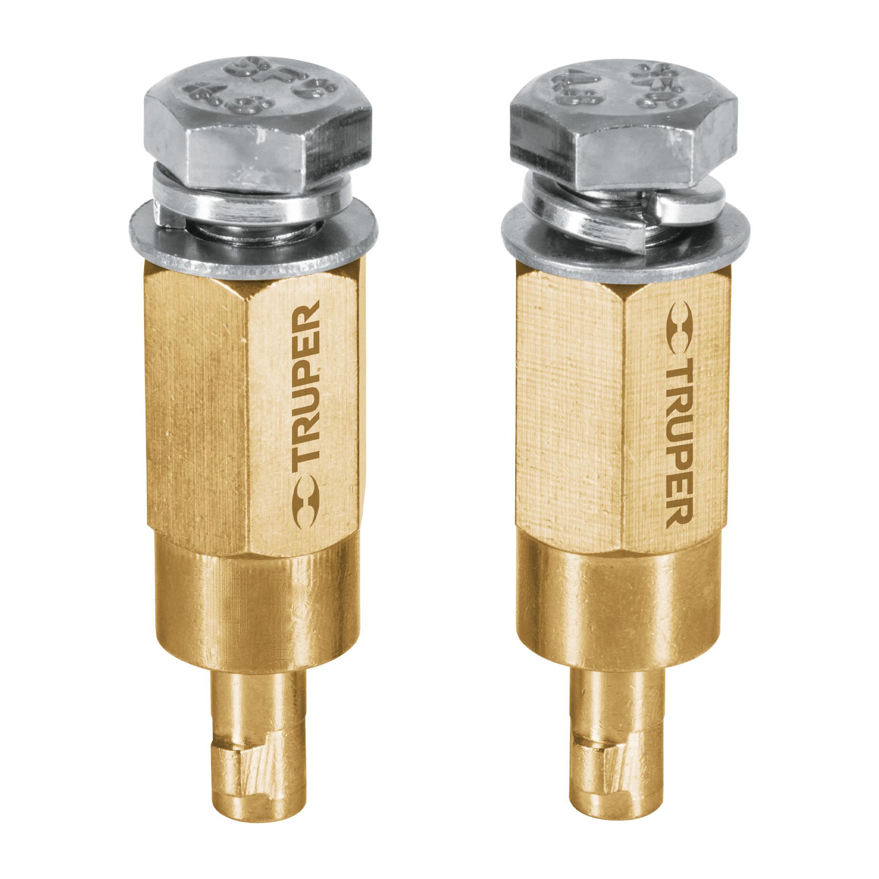 "JUEGO DE 2 ADAPTADORES PARA CONECTOR RÁPIDO 5/16"", TRUPER"