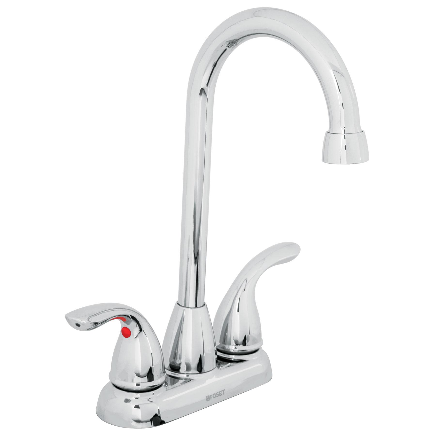 MEZCLADORA 4' CUELLO TIPO BAR PARA LAVABO, FOSET AERO