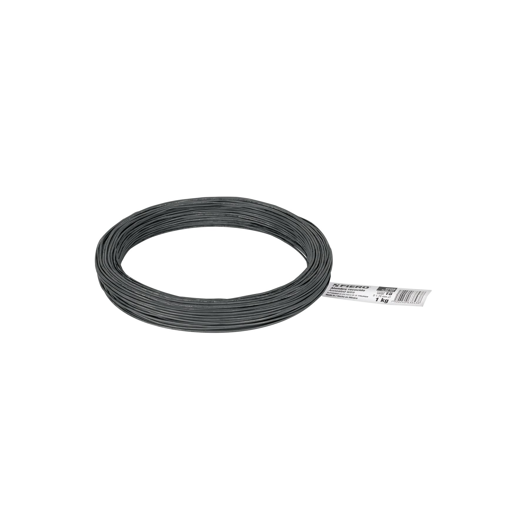 ALAMBRE DE ACERO RECOCIDO, CALIBRE15, 1 KG