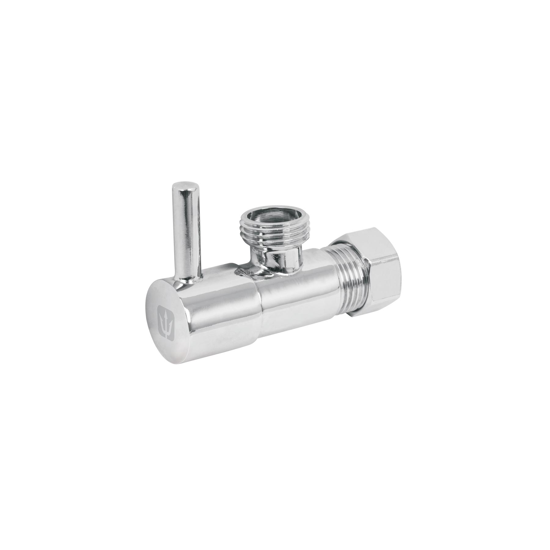 LLAVE ANGULAR, 1/4 VUELTA, TIPO BARRILITO, MANERAL PALANCA