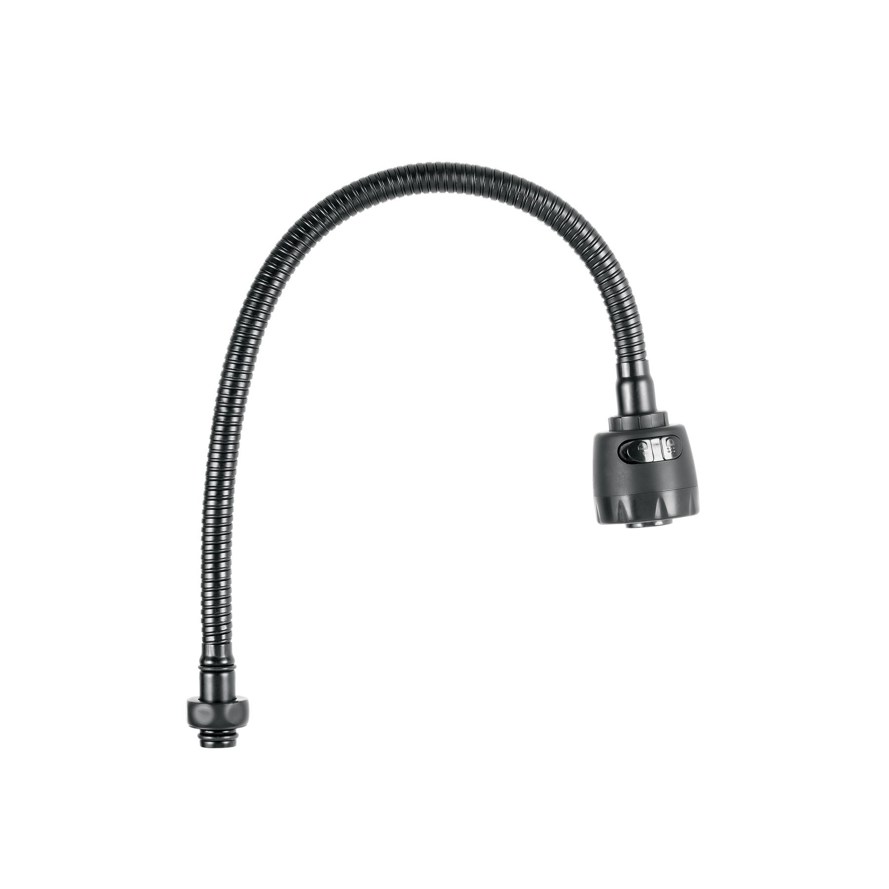 CUELLO FLEXIBLE DE REPUESTO PARA MEZCLADORA DE FREGADERO, NEGRO