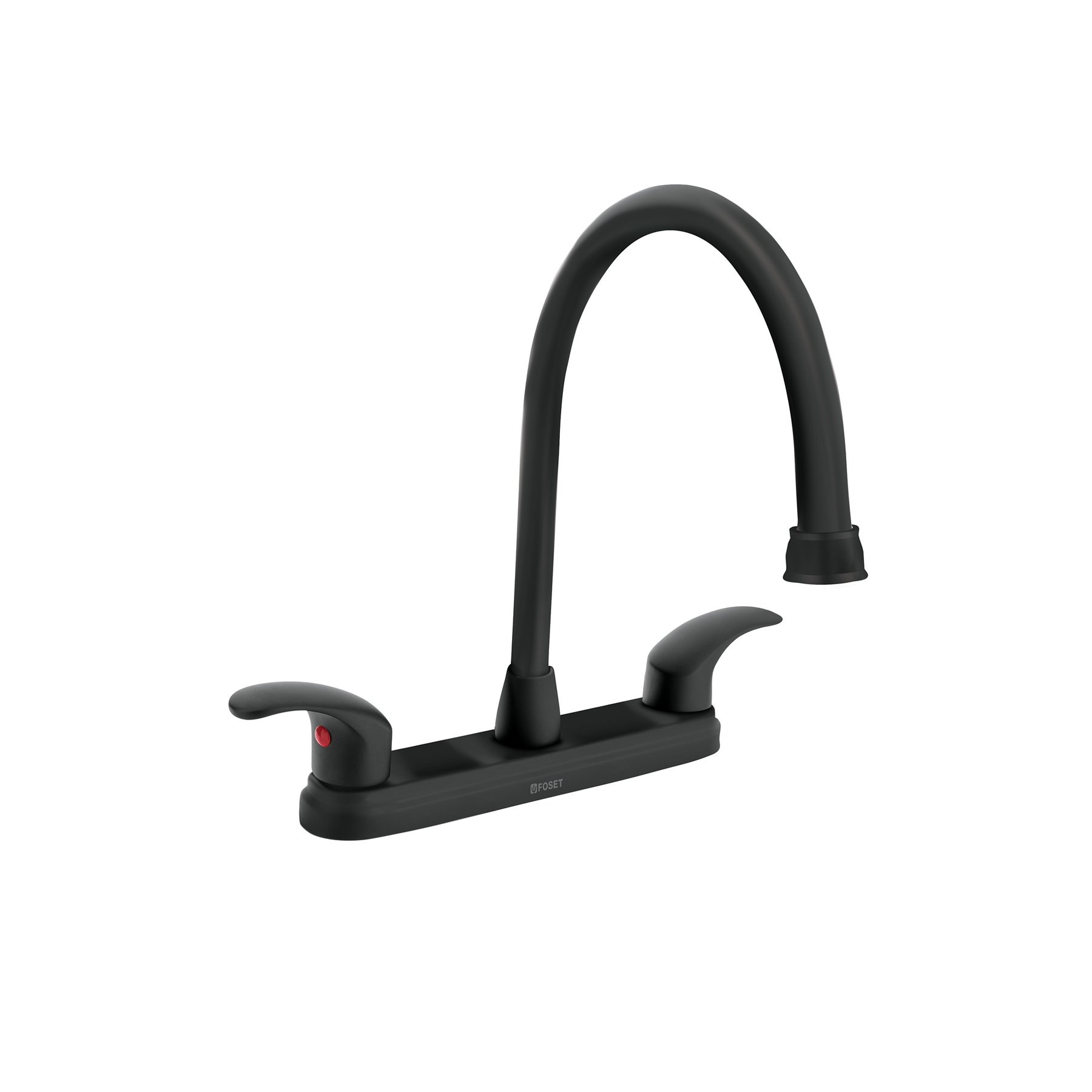 MEZCLADORA SATÍN 8' PARA LAVABO, CUELLO LARGO, PALANCA,FOSET