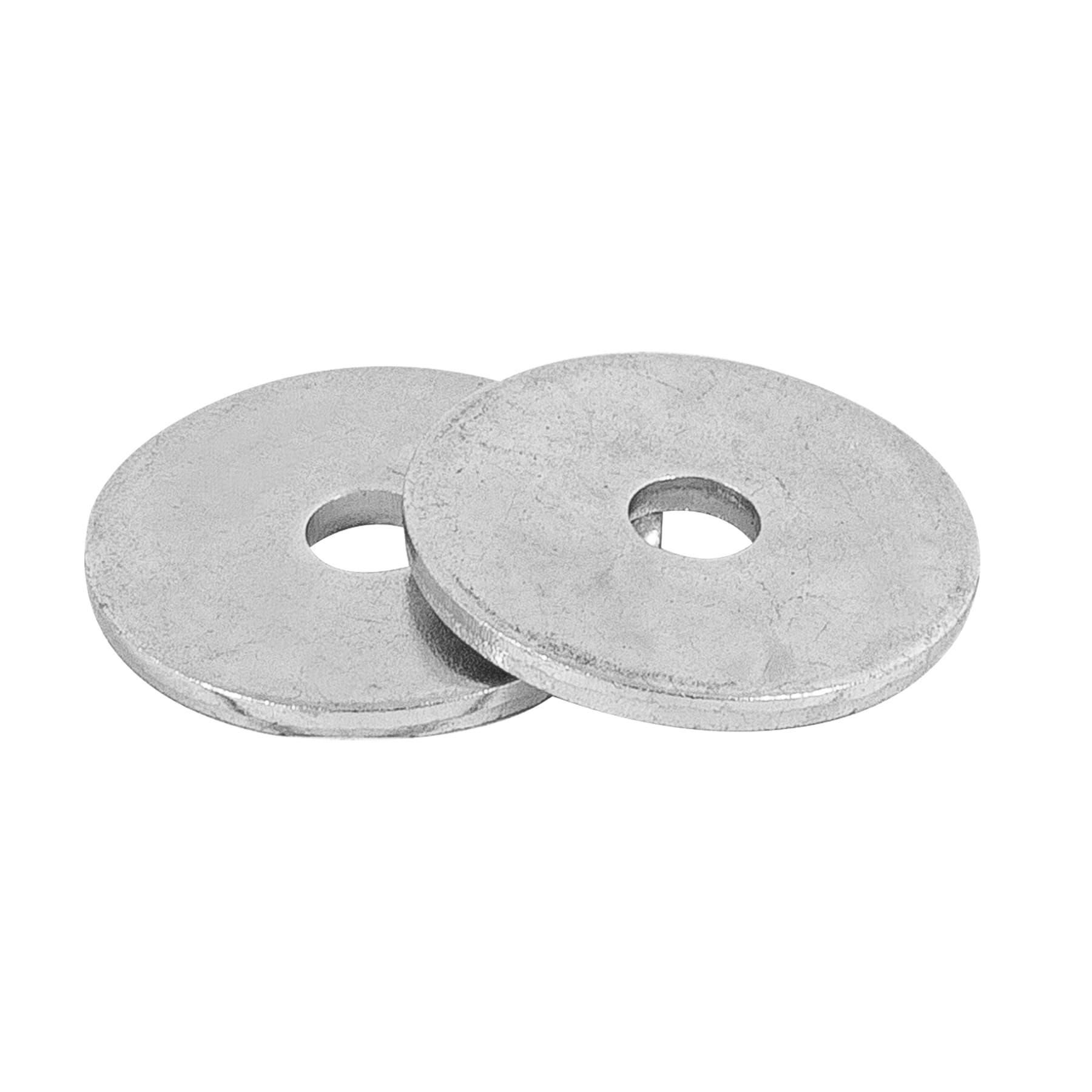 "BOLSA DE 1 KILO ARANDELAS PLANAS GALVANIZADAS 1/8"", FIERO"