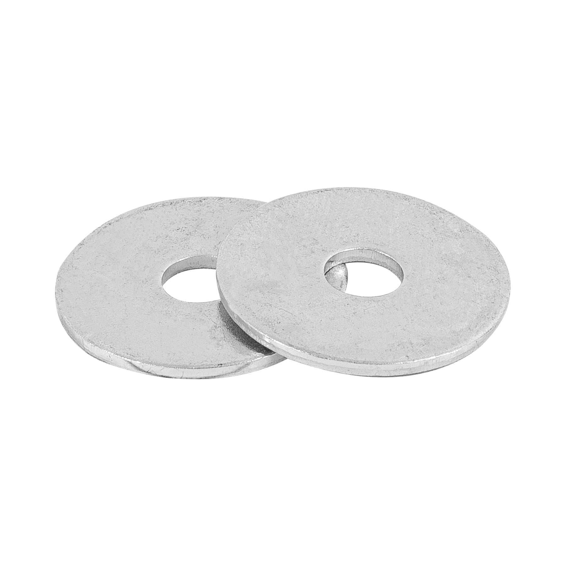 "BOLSA DE 1 KILO ARANDELAS PLANAS GALVANIZADAS 3/16"", FIERO"