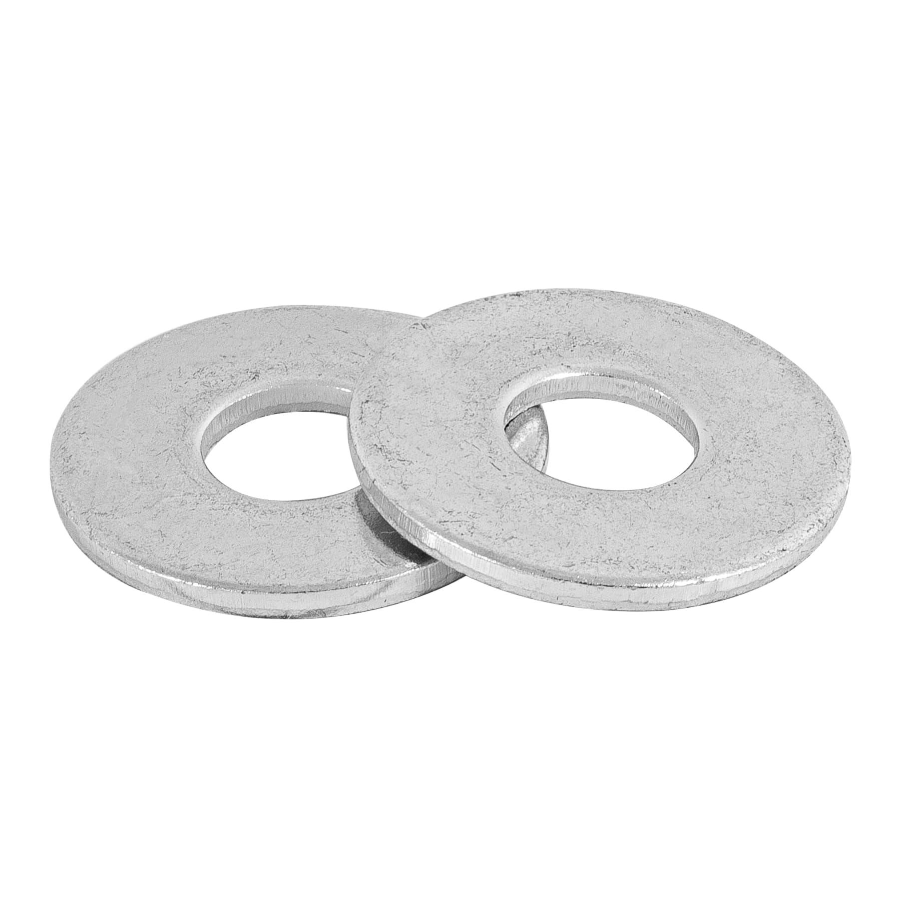 "BOLSA DE 1 KILO ARANDELAS PLANAS GALVANIZADAS 3/8"", FIERO"