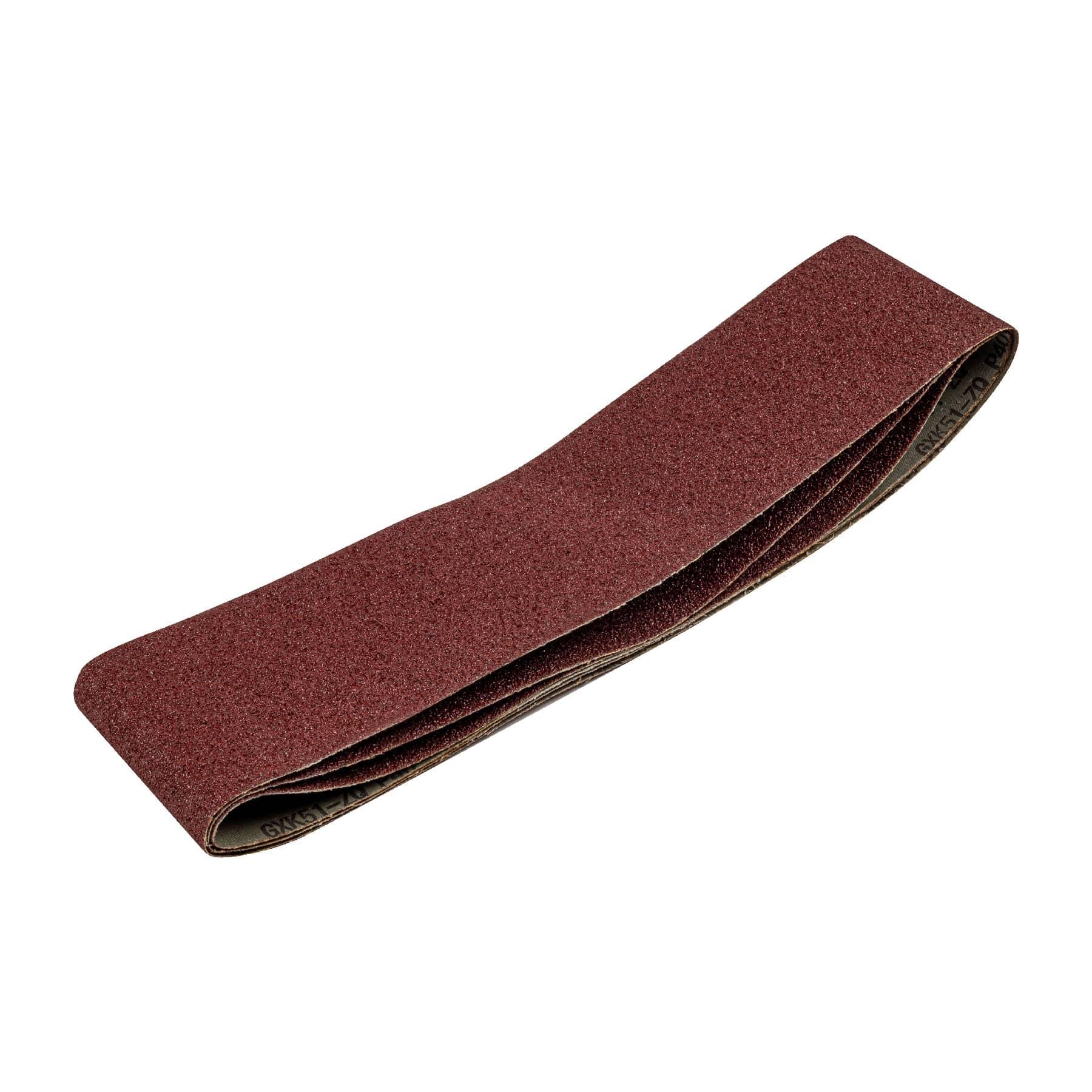 "CAJA CON 3 BANDAS DE LIJA 4"" X 36"" GRANO 40 PARA PUL 4X6"