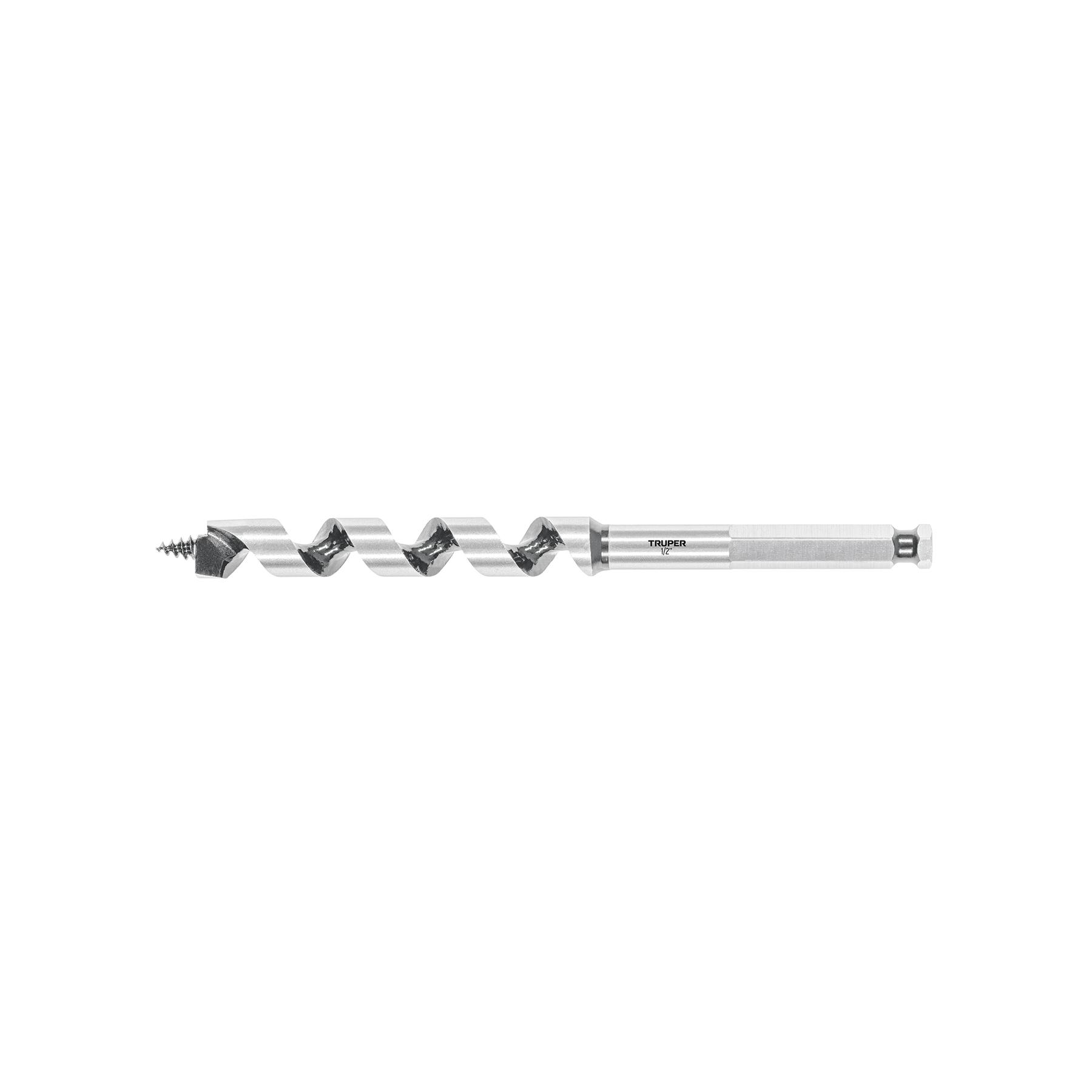 "BROCA AUGER TIPO BERBIQUÍ 1/2"" X 6"", TRUPER"