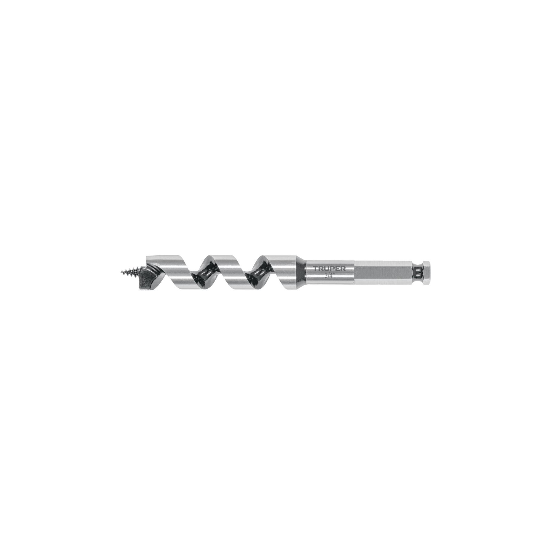 "BROCA AUGER TIPO BERBIQUÍ 3/4"" X 6"", TRUPER"