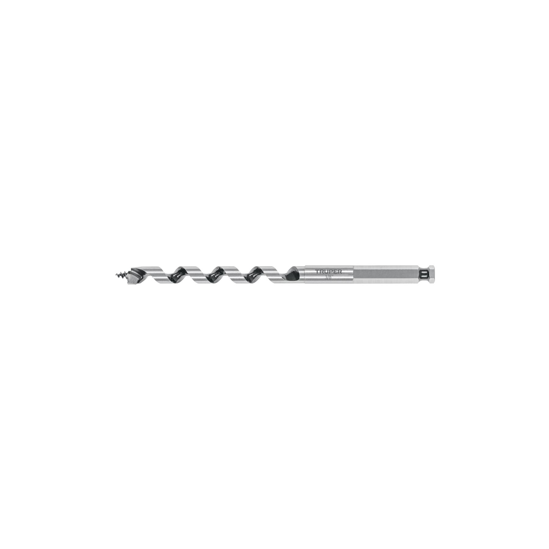 "BROCA AUGER TIPO BERBIQUÍ 3/8"" X 6"", TRUPER"