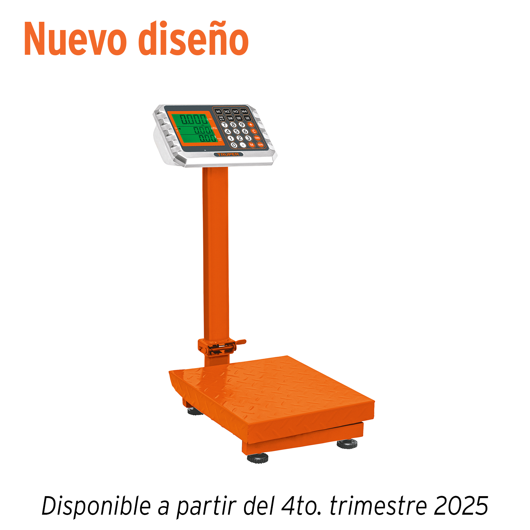 BÁSCULA DE PLATAFORMA PLEGABLE 80 KG, PARA MOSTRADOR