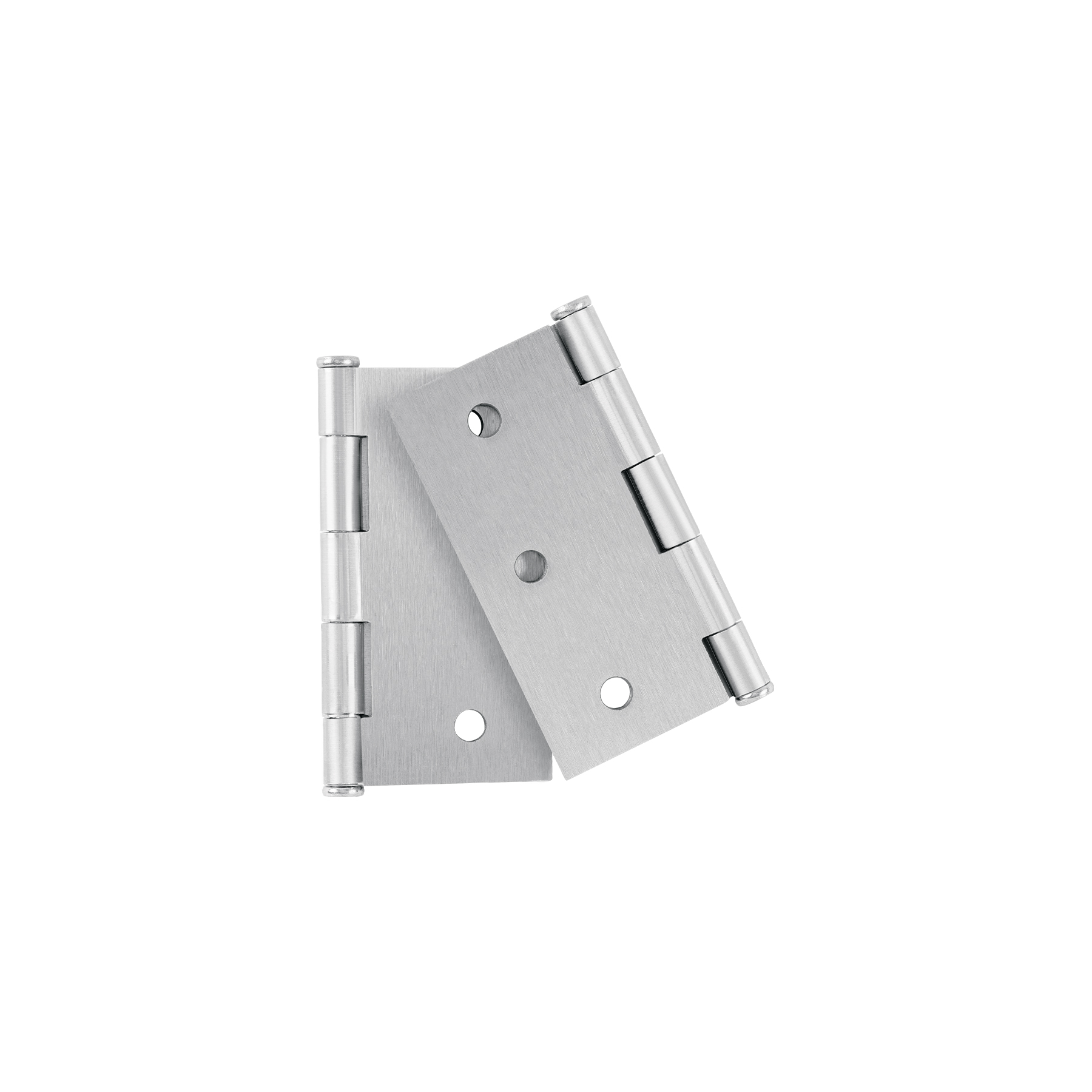 "BISAGRAS CUADRADAS DE ACERO DE 3"", ACABADO SATÍN"