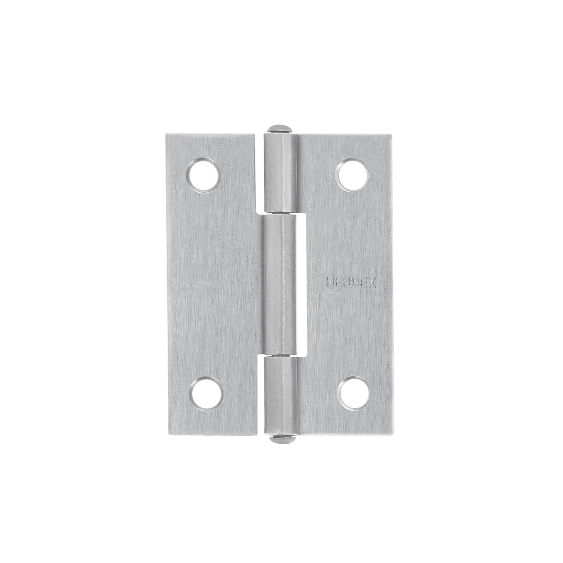 BISAGRA RECTANGULAR 2' ACERO PULIDO, HERMEX