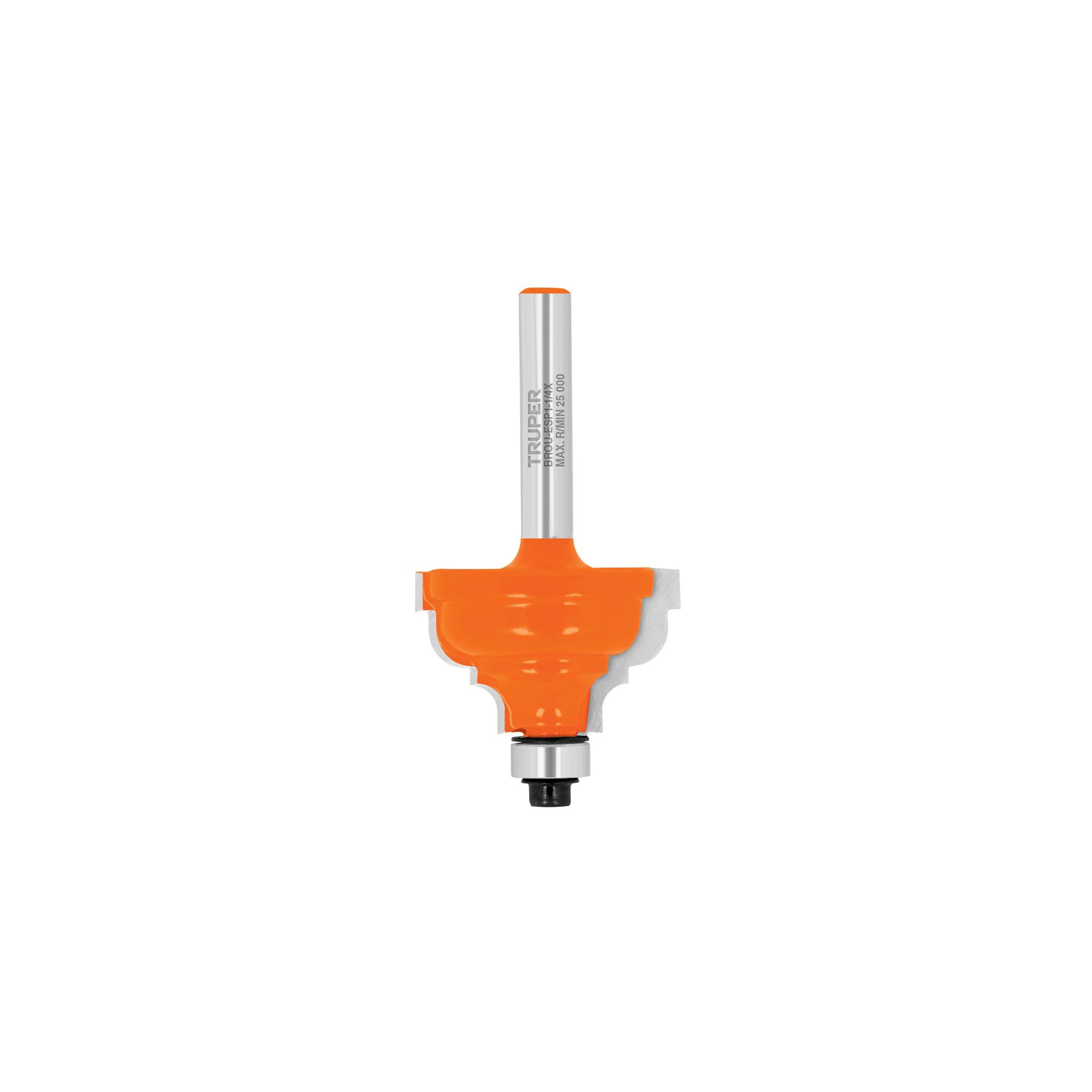 "BROCA PARA ROUTER, ESPAÑOLA, 1-1/4"", CON BALERO, TRUPER"