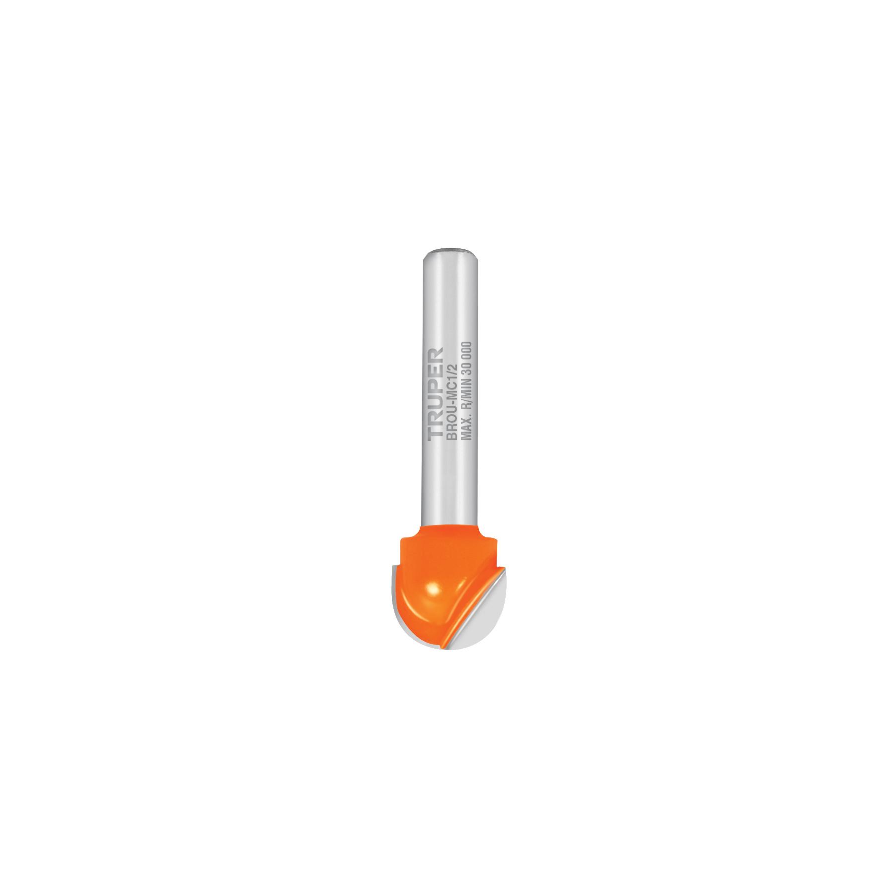 "BROCA PARA ROUTER, MEDIA CAÑA, 1/2"", TRUPER"