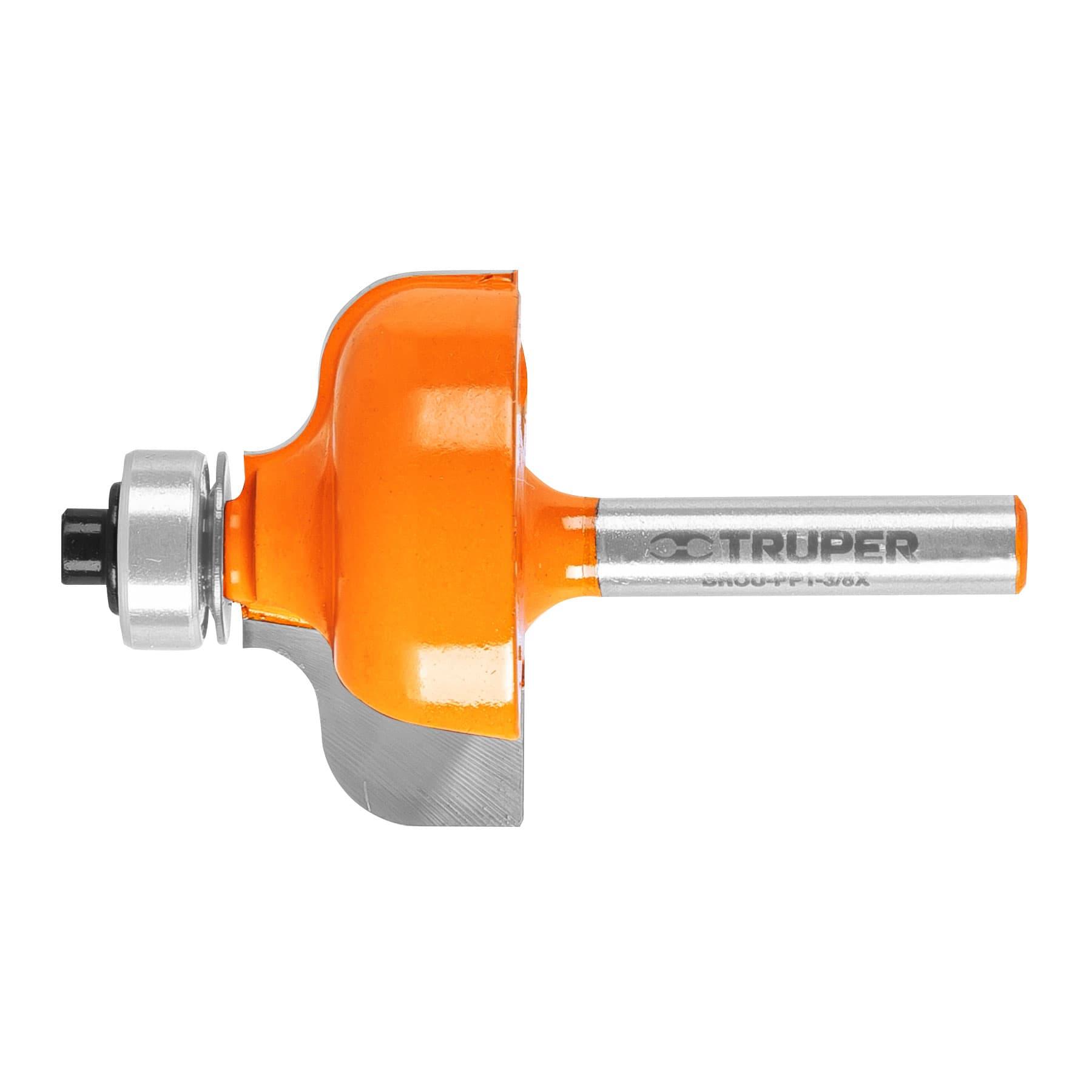 "BROCA PARA ROUTER, PECHO PALOMA, 1-3/8"" CON BALERO, TRUPER"