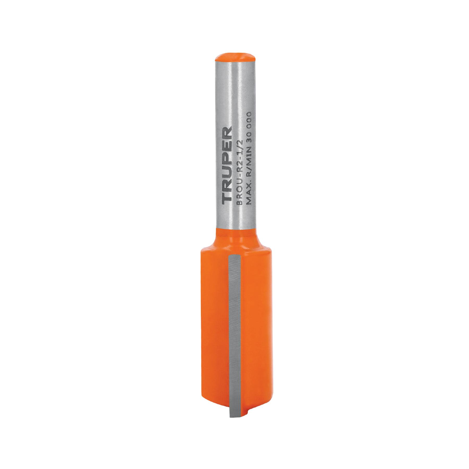 "BROCA PARA ROUTER, RECTA 2 FILOS, 1/2"", TRUPER"