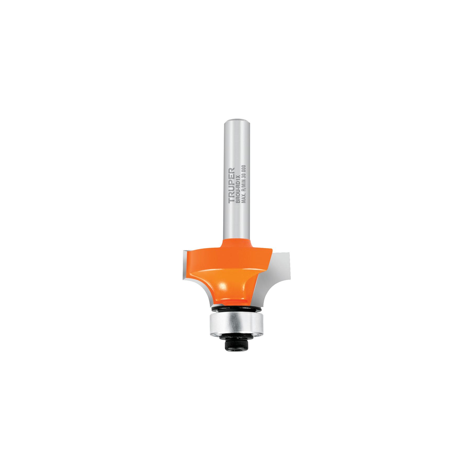 "BROCA PARA ROUTER, REDONDEADO, 1"" CON BALERO, TRUPER"
