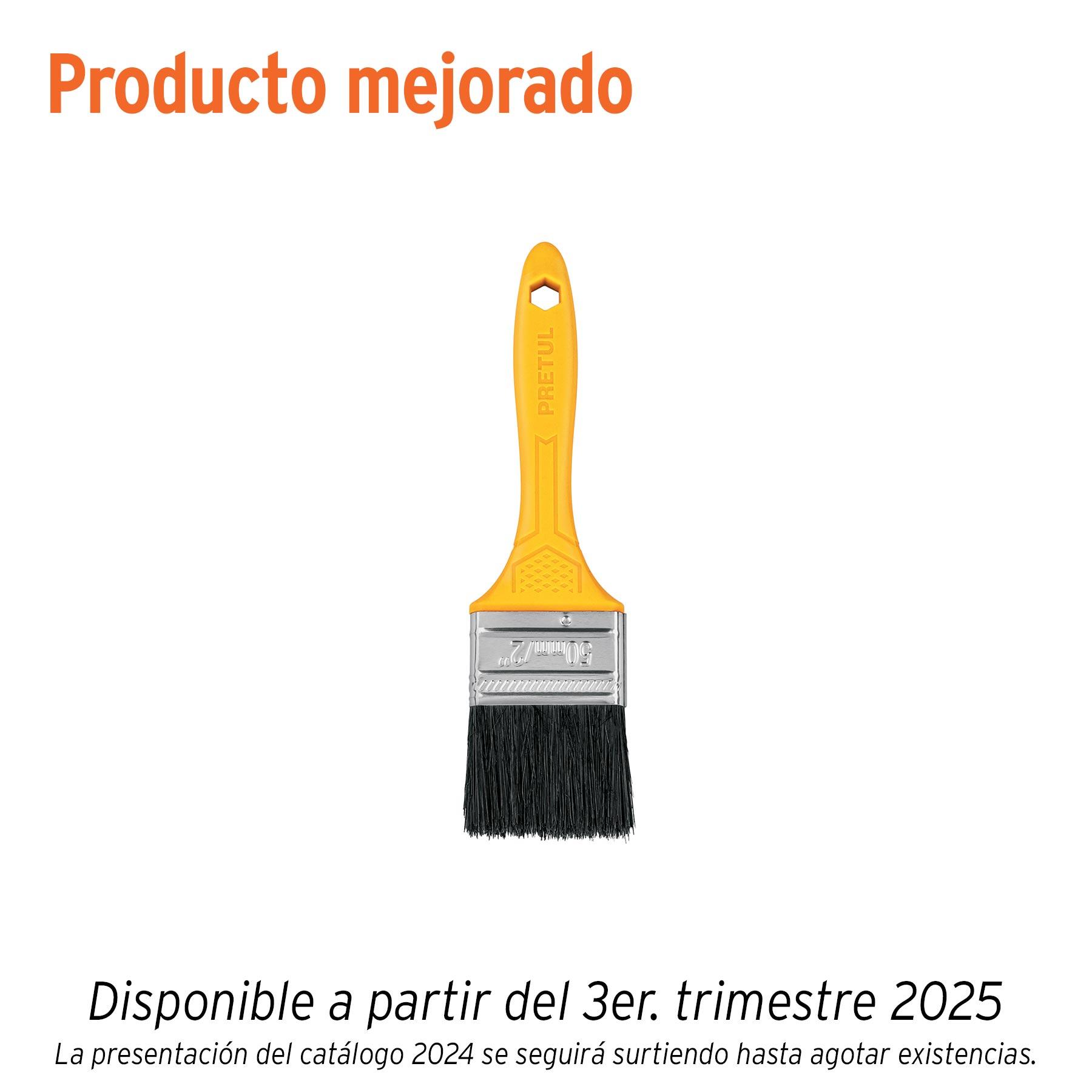 "BROCHA USO GENERAL DE 2"" CON MANGO DE PLÁSTICO, PRETUL"