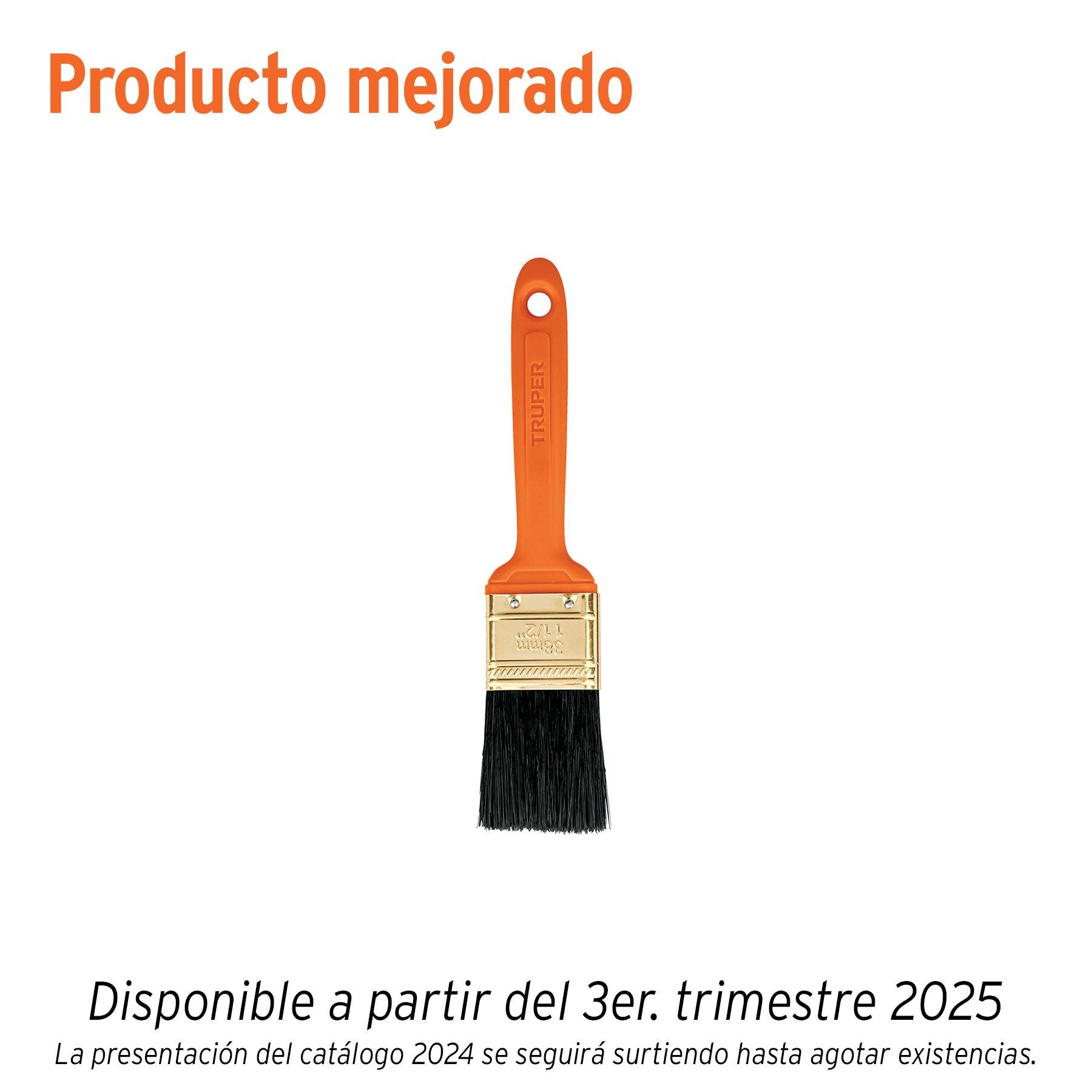 "BROCHA PROFESIONAL DE 1-1/2"" CON MANGO DE PLÁSTICO, TRUPER"