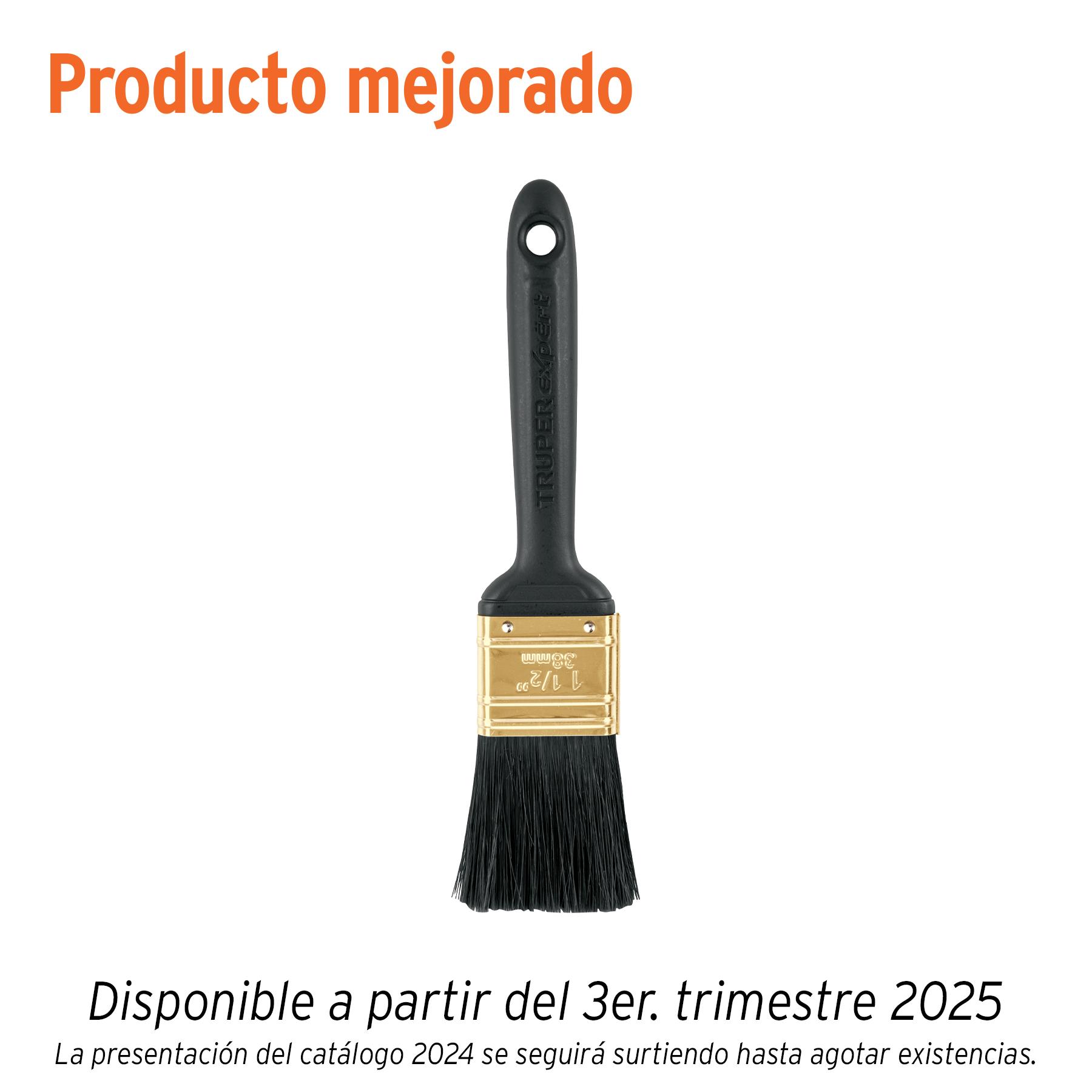 "BROCHA PROFESIONAL DE 1-1/2"" MANGO DE PLÁSTICO, EXPERT"
