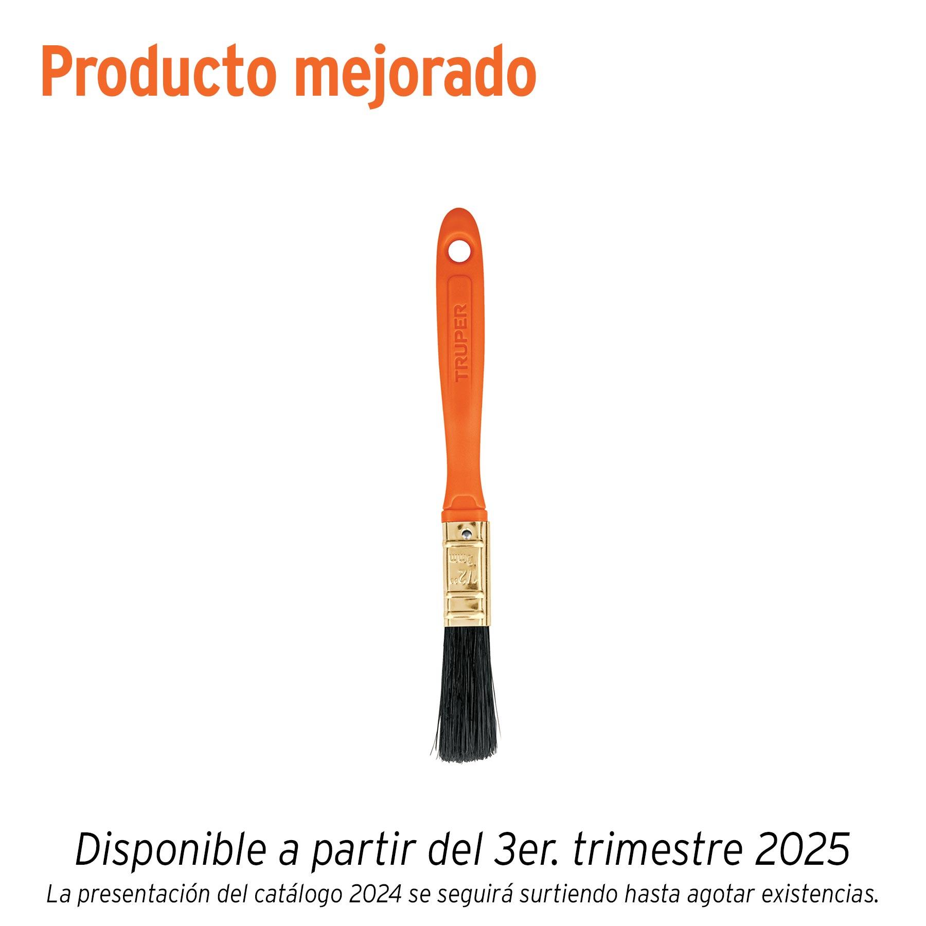 "BROCHA PROFESIONAL DE 1/2"" CON MANGO DE PLÁSTICO, TRUPER"