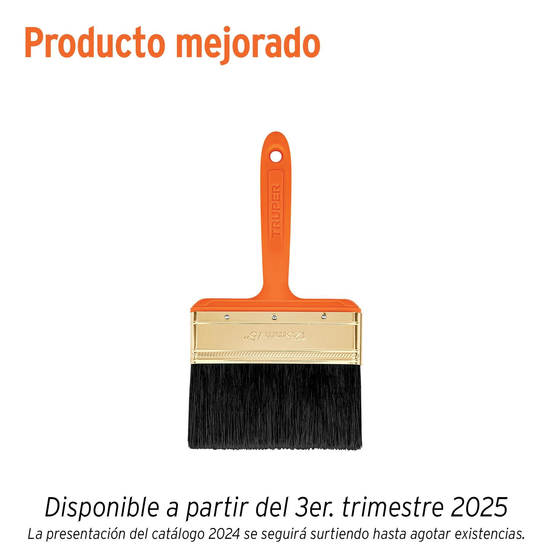 "BROCHA PROFESIONAL DE 5"" CON MANGO DE PLÁSTICO, TRUPER"
