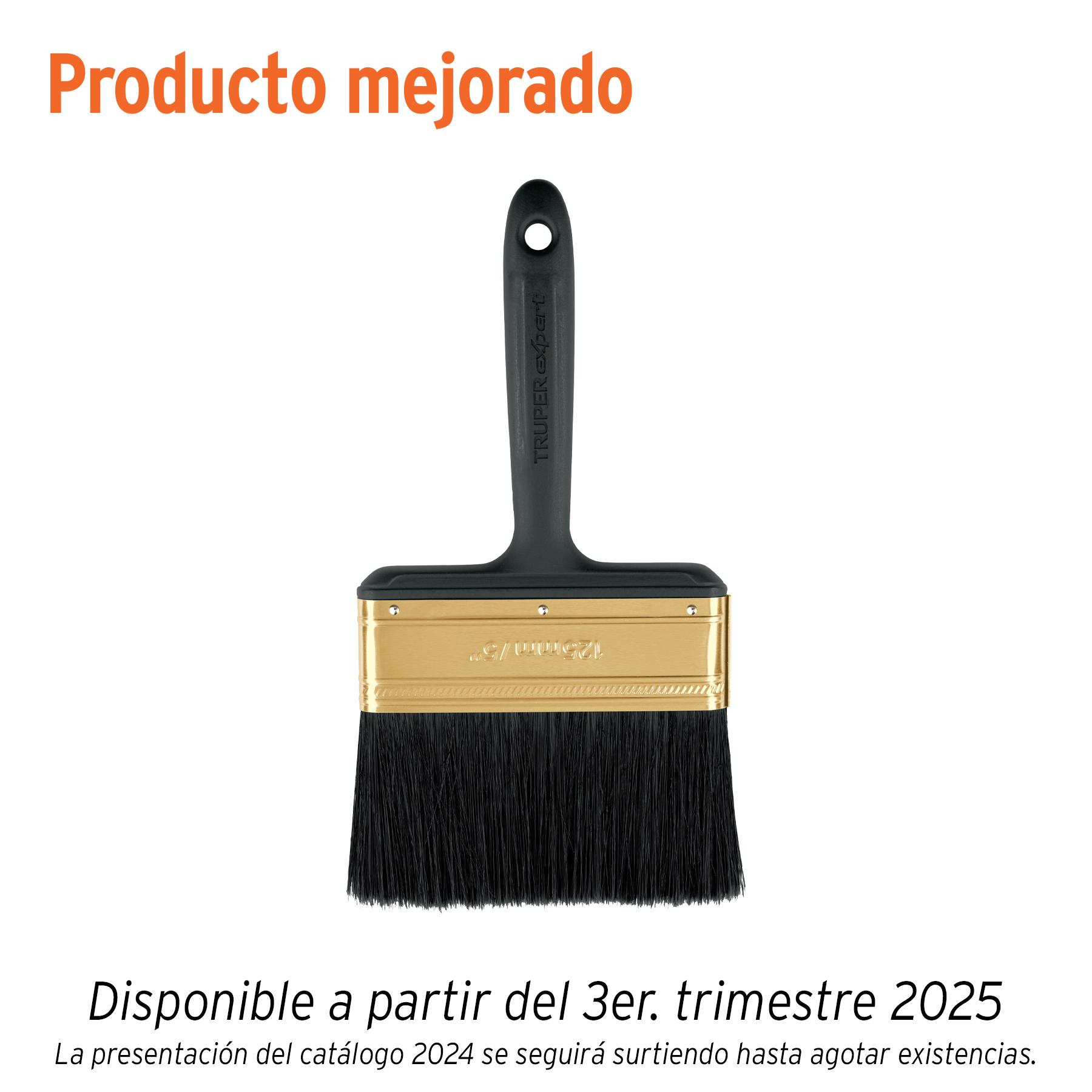 "BROCHA PROFESIONAL DE 5"" MANGO DE PLÁSTICO, TRUPER EXPERT"