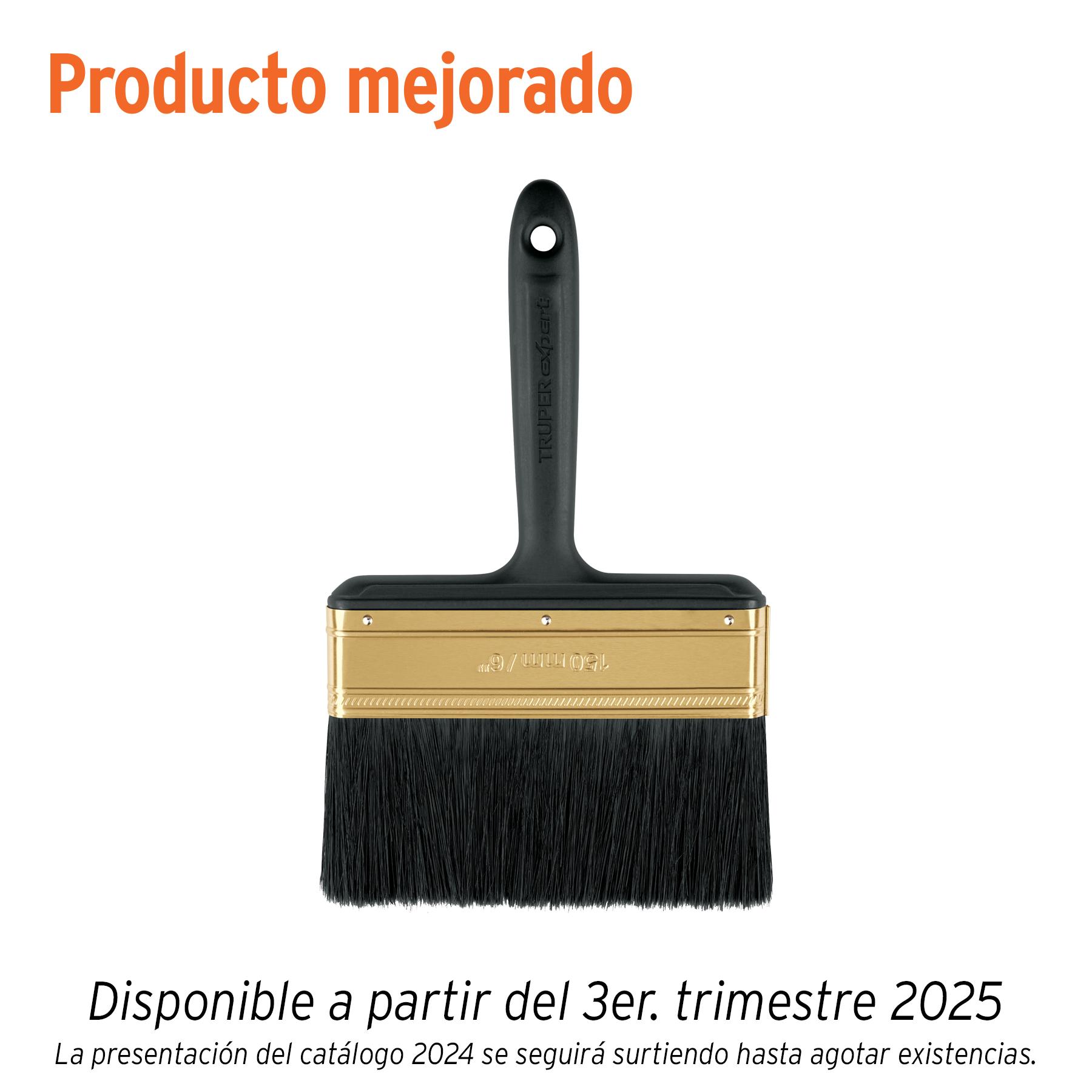 "BROCHA PROFESIONAL DE 6"" MANGO DE PLÁSTICO, TRUPER EXPERT"