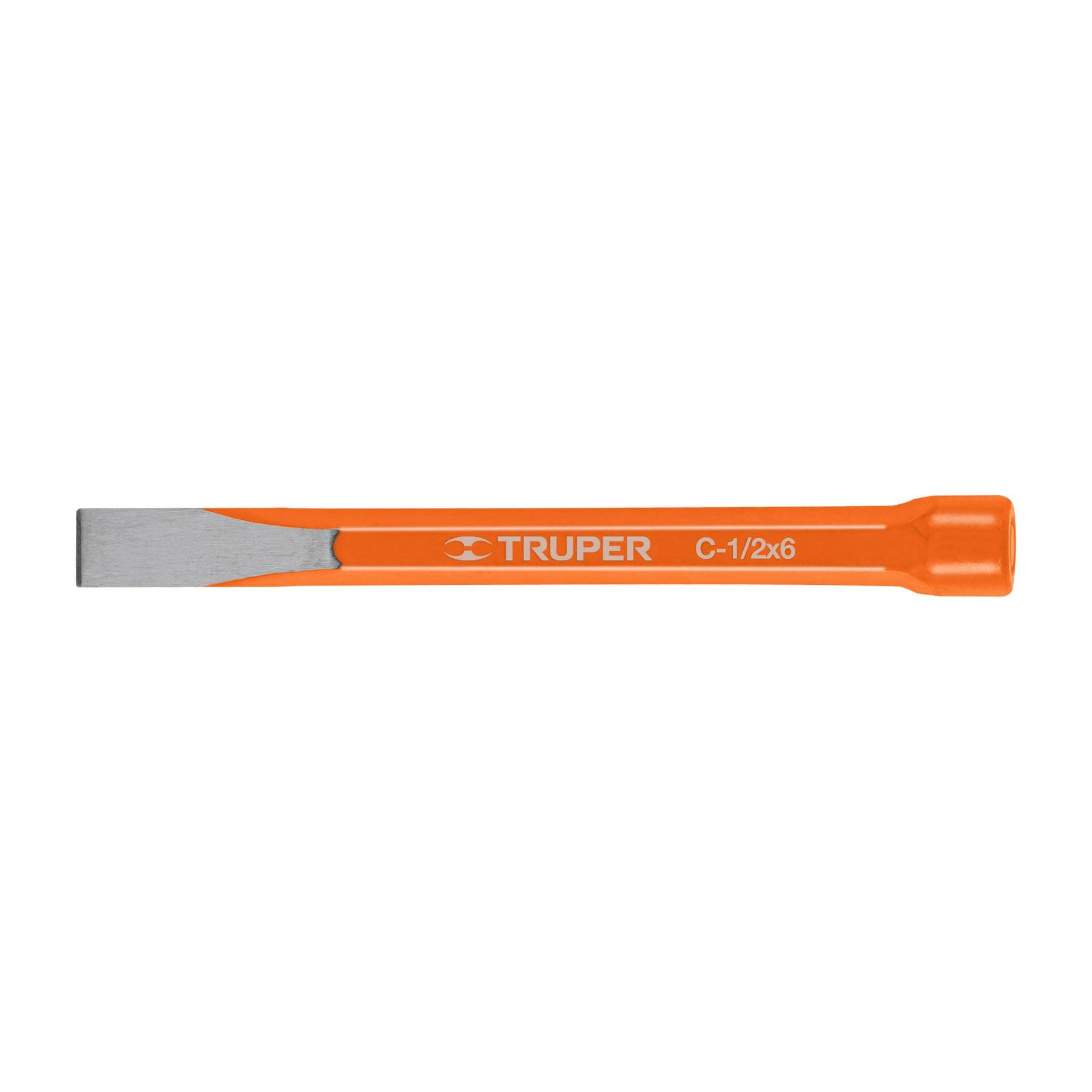 "CINCEL DE CORTE FRÍO DE 1/2 X 6"", TRUPER"
