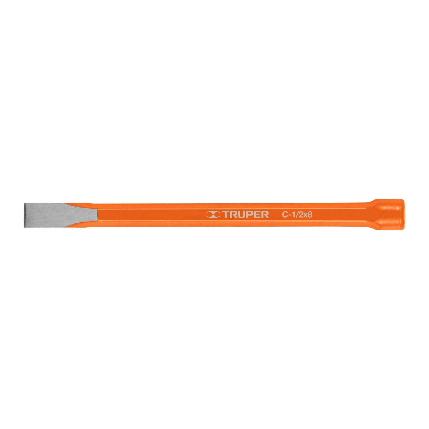 "CINCEL DE CORTE FRÍO DE 1/2 X 8"", TRUPER"