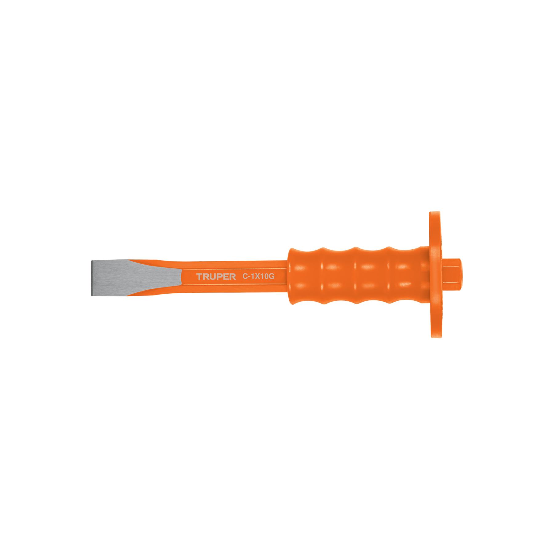 "CINCEL DE CORTE FRÍO 1 X 10"" CON GRIP, TRUPER"
