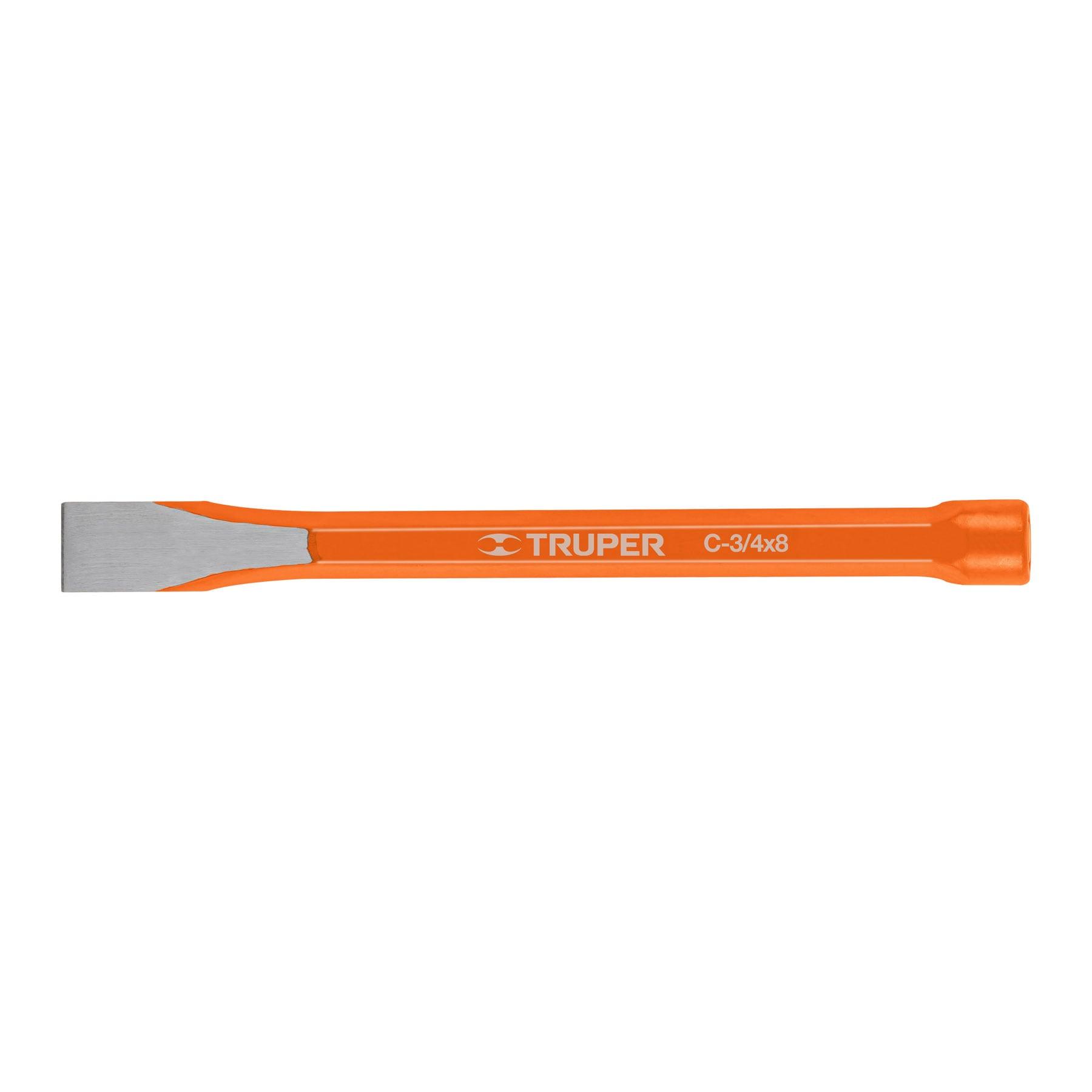"CINCEL DE CORTE FRÍO DE 3/4 X 8"", TRUPER"