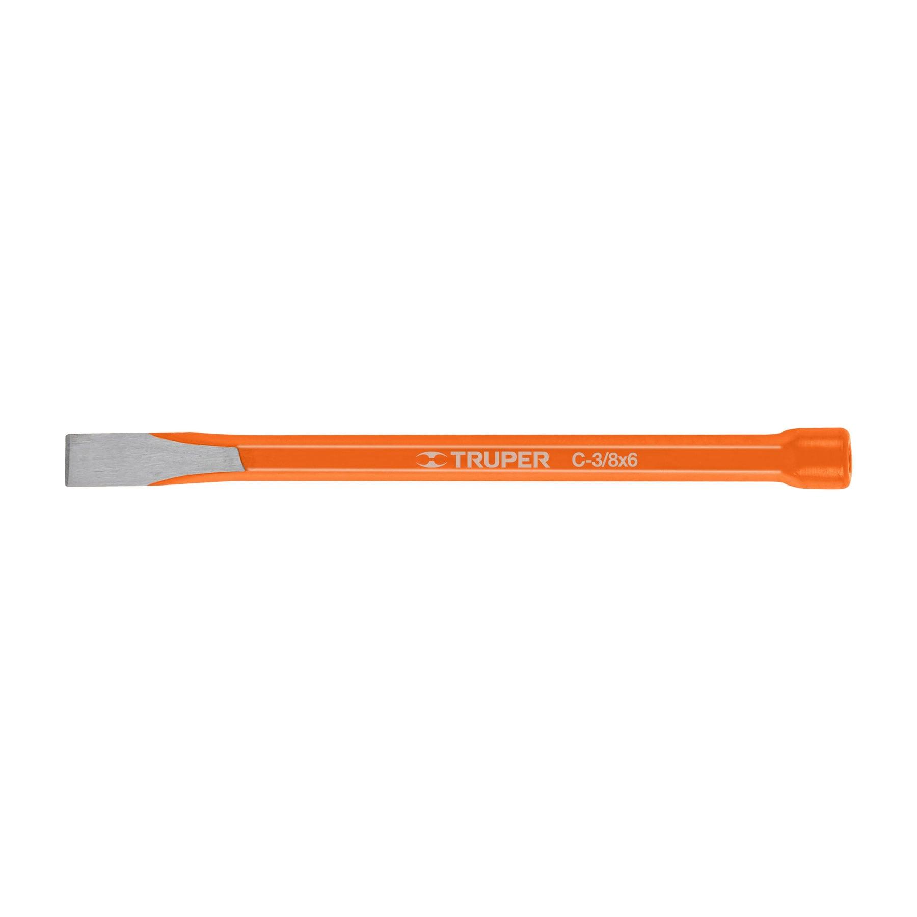 "CINCEL DE CORTE FRÍO DE 3/8 X 6"", TRUPER"