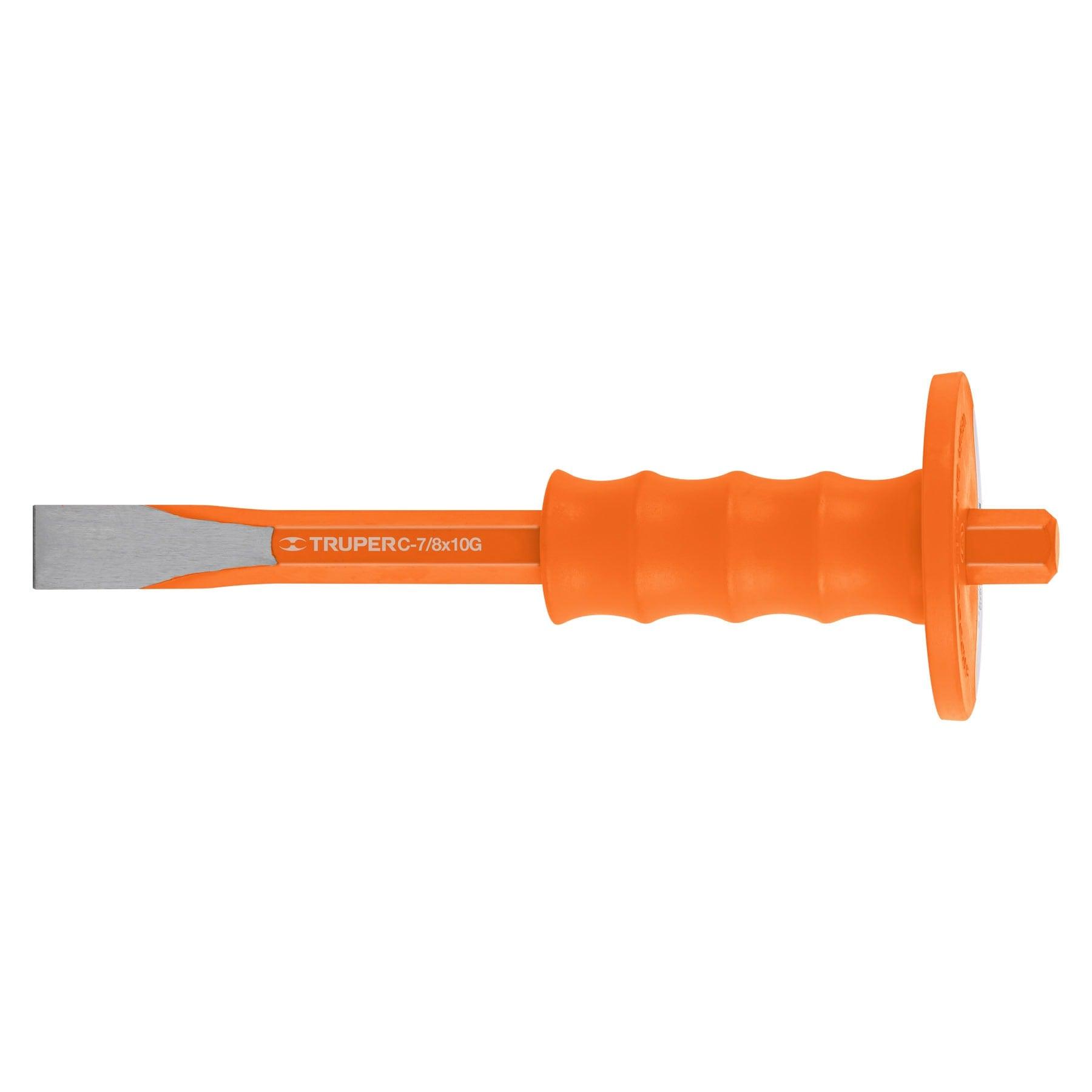 "CINCEL DE CORTE FRÍO 7/8 X 10"" CON GRIP, TRUPER"
