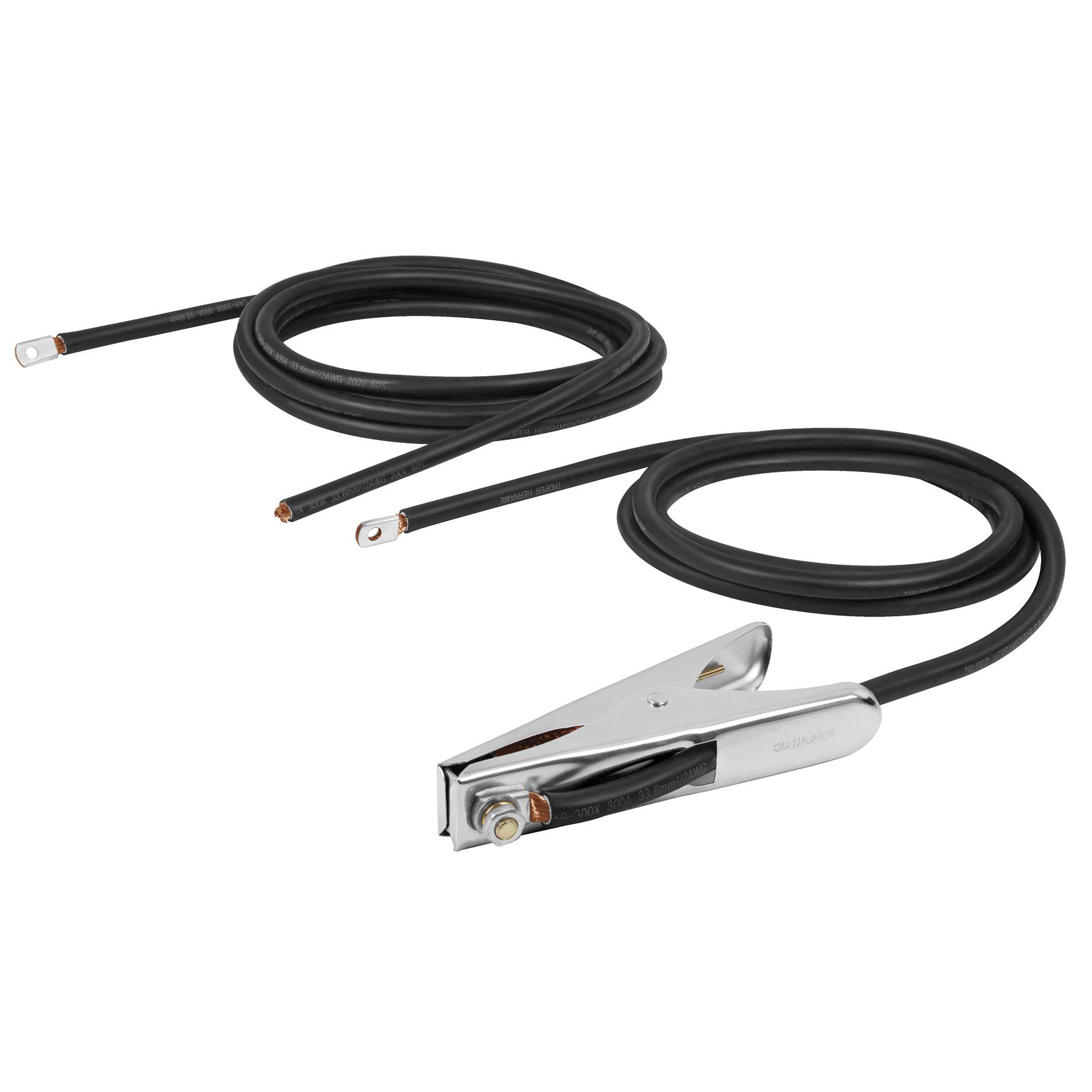 CABLES CON PINZA A TIERRA PARA SOT-300/250X, TRUPER