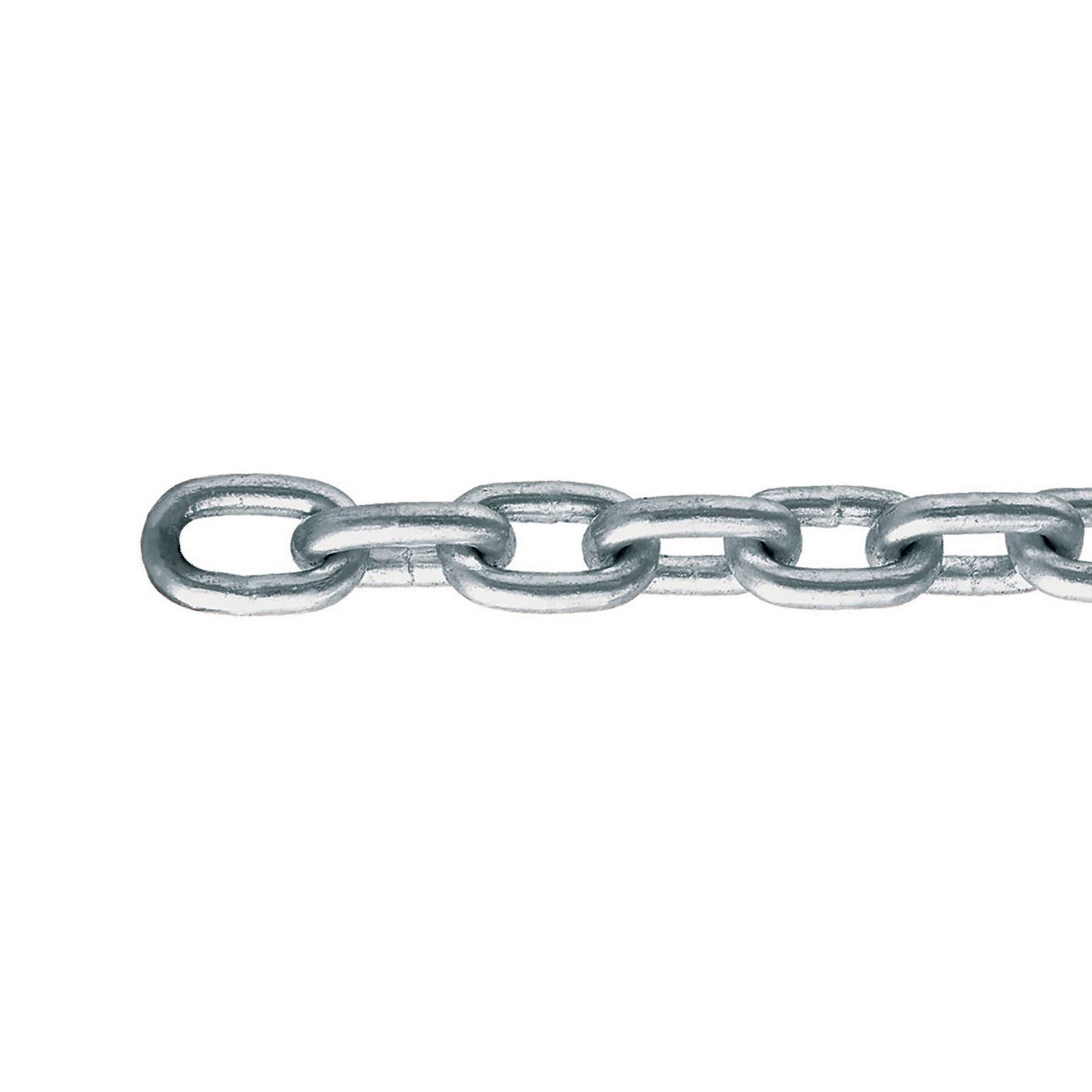 "METRO DE CADENA GALVANIZADA DE 1/4"", 35 M EN CUBETA, FIERO"