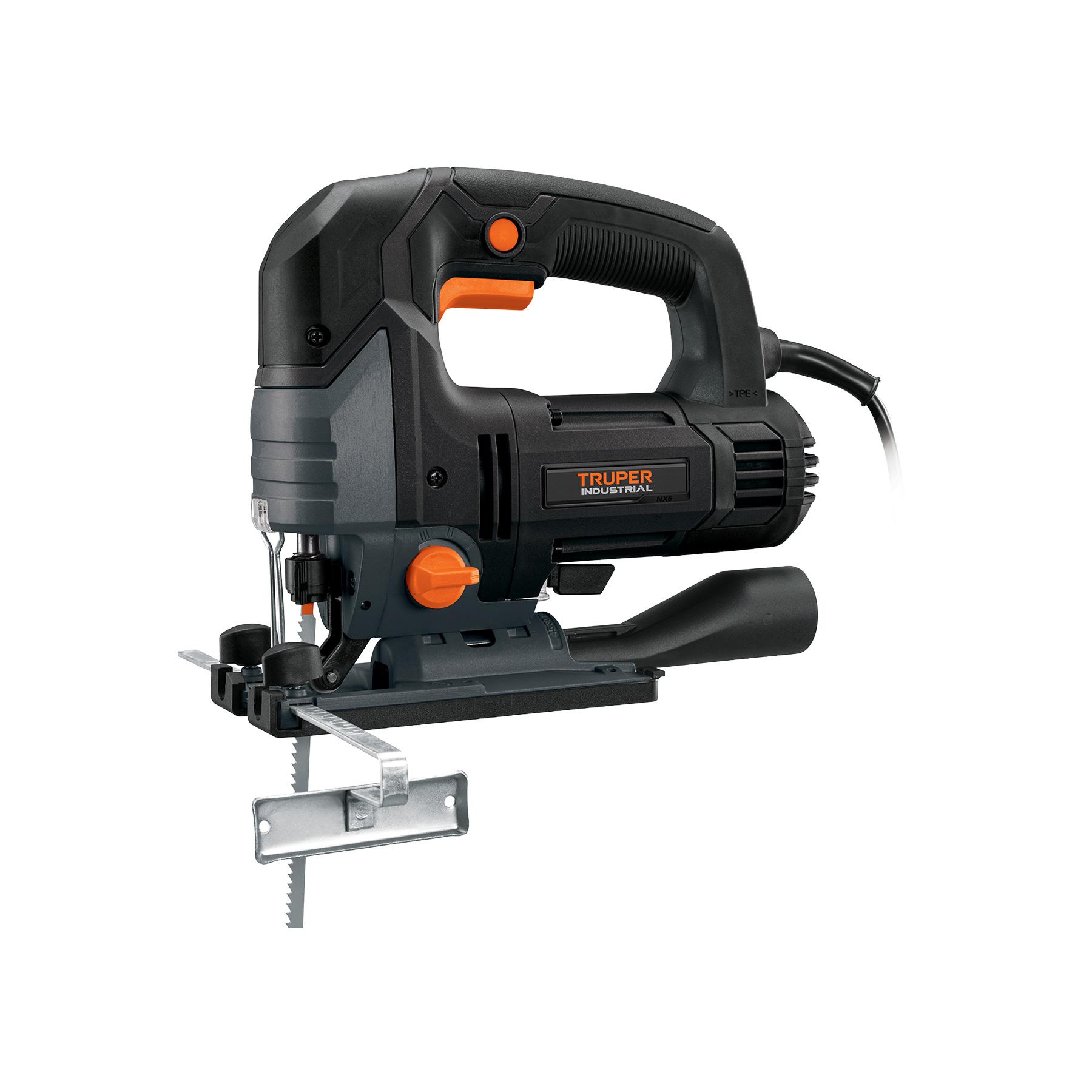 SIERRA CALADORA 750W 5.9 A VEL. VARIABLE, TRUPER INDUSTRIAL