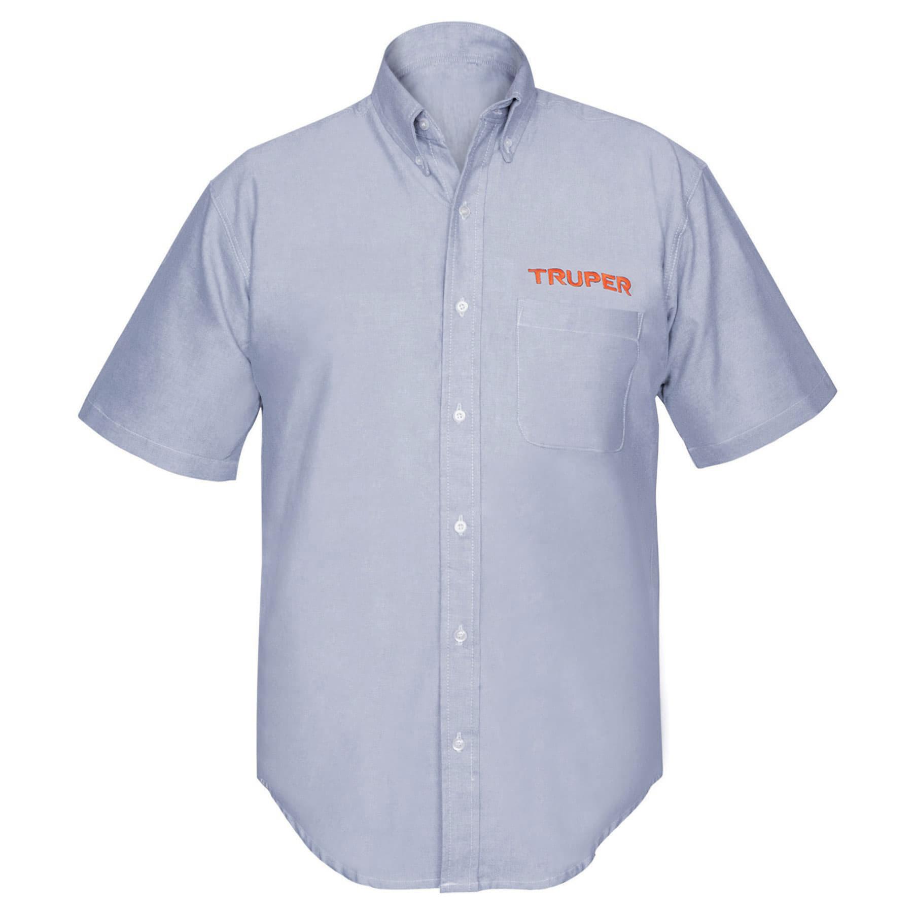 CAMISA MANGA CORTA PARA HOMBRE, AZUL, M, TRUPER
