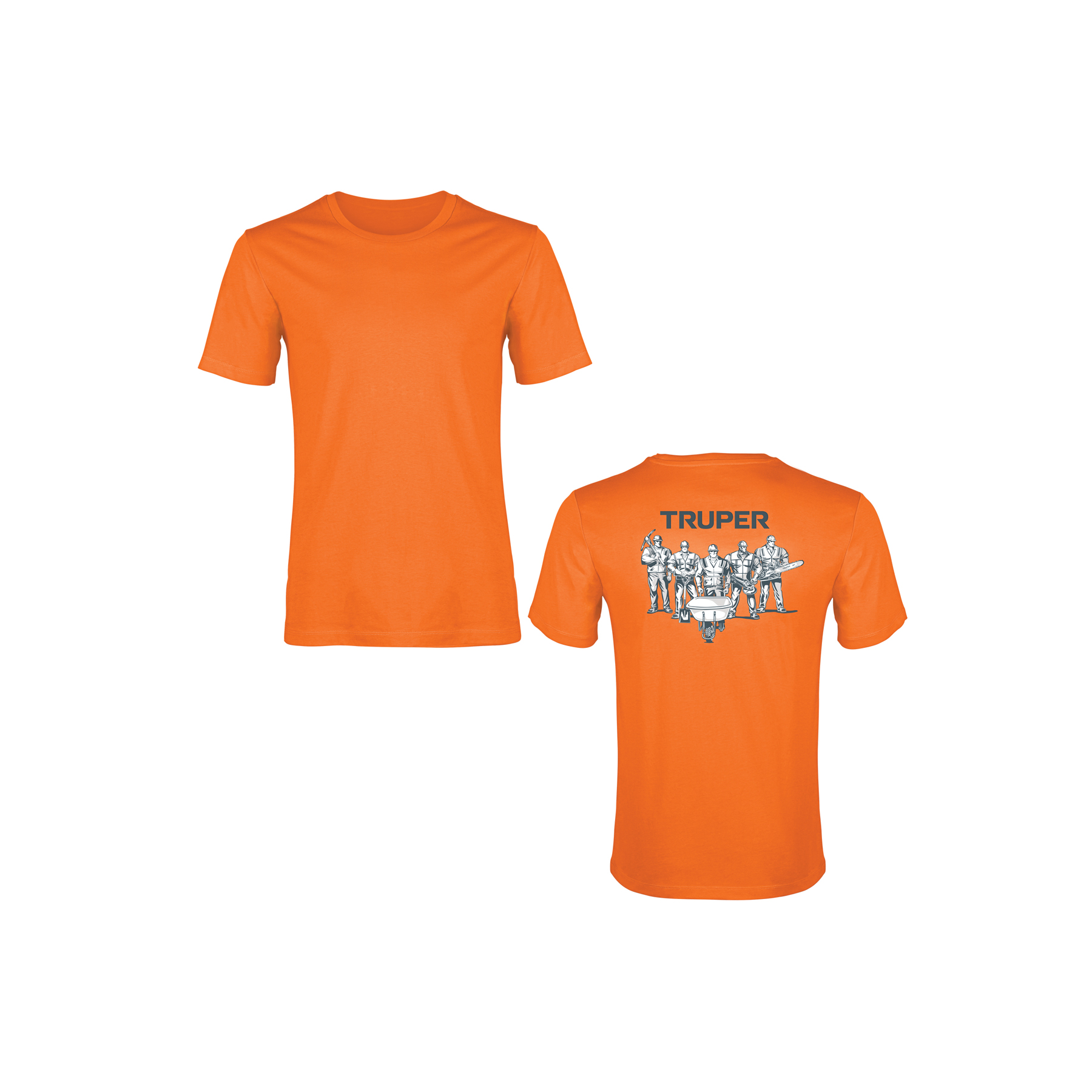 PLAYERA NARANJA 100% ALGODÓN, ...