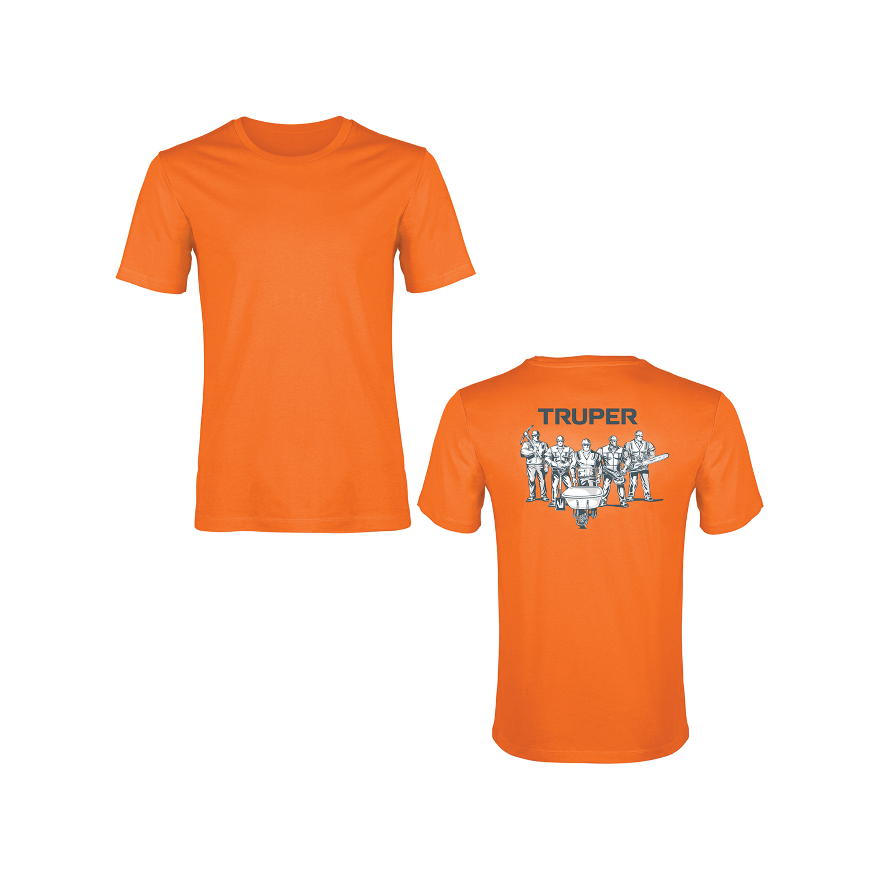 PLAYERA NARANJA 100% ALGODÓN, ...