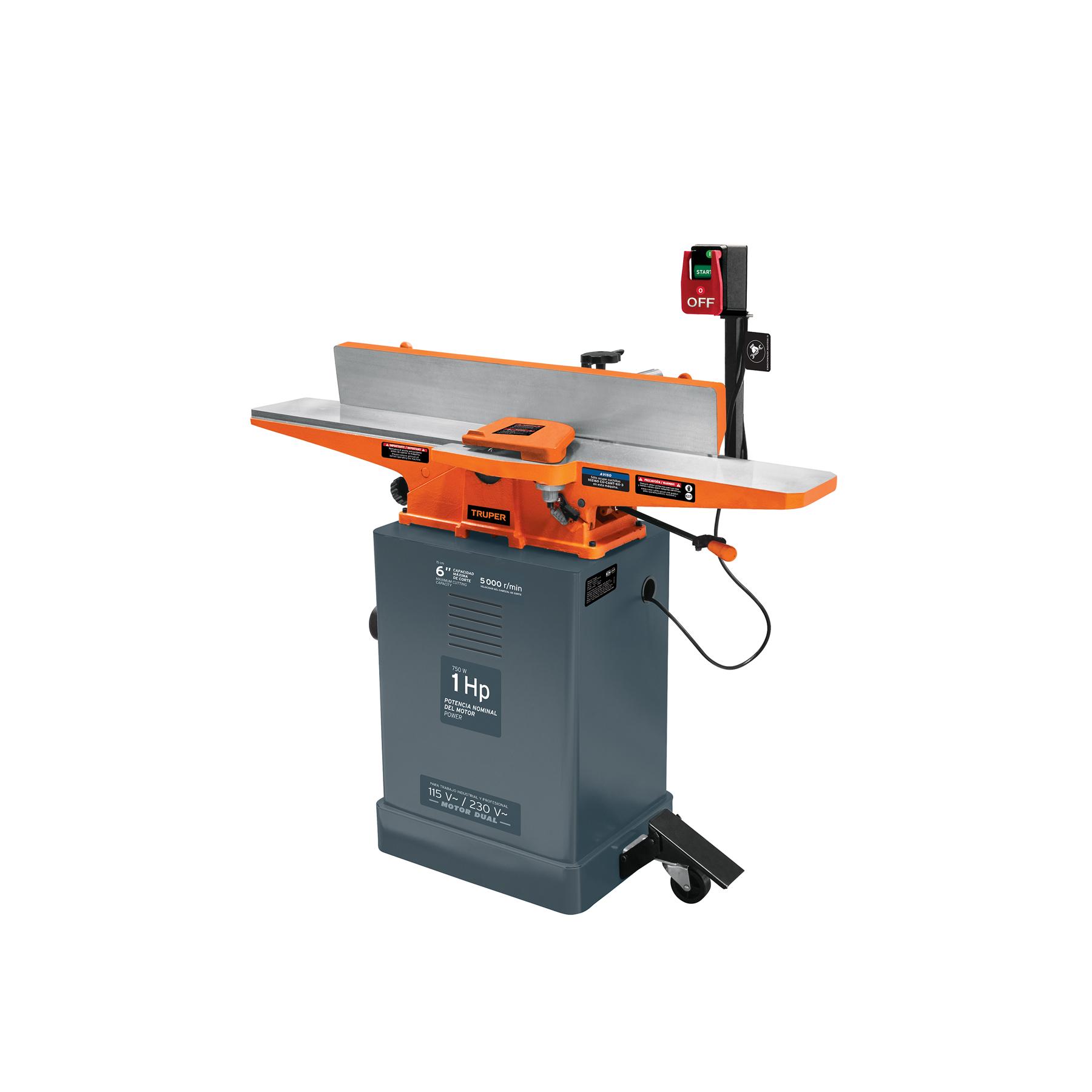 "CANTEADORA DE PISO 6"", 1 HP (750 W), TRUPER"