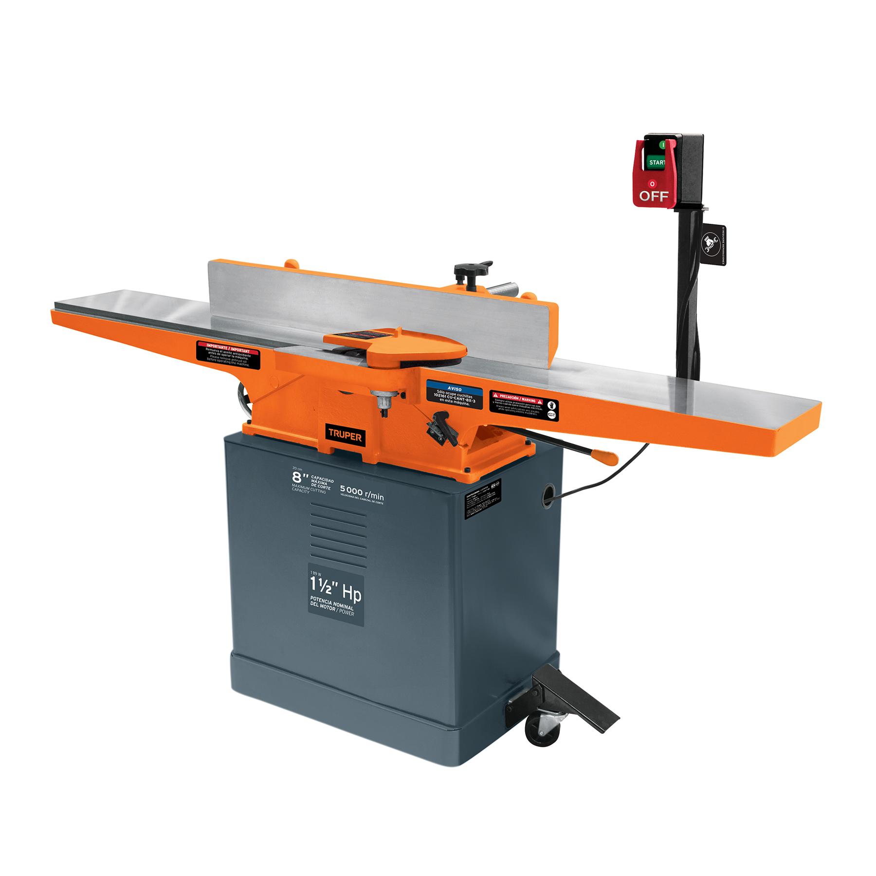 "CANTEADORA DE PISO 8"", 1-1/2 HP (1120 W), TRUPER"