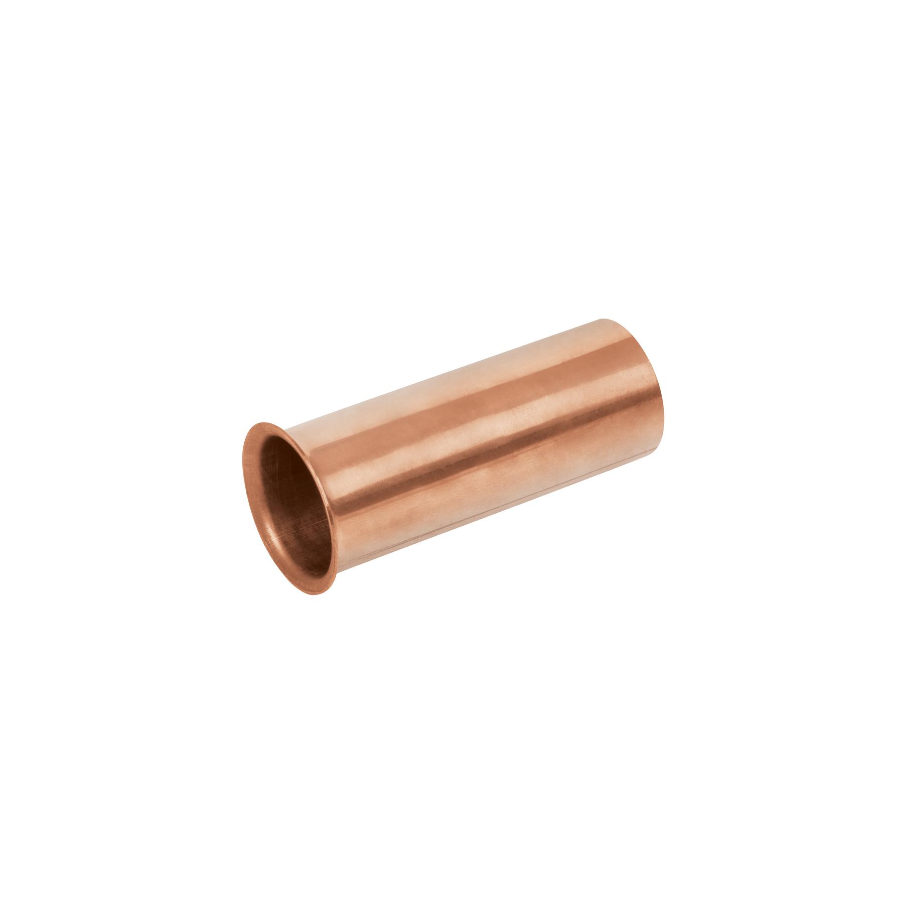 CASQUILLO DE COBRE P/ CONTRACANASTA FREGADERO, 10 CM, 1-1/2'