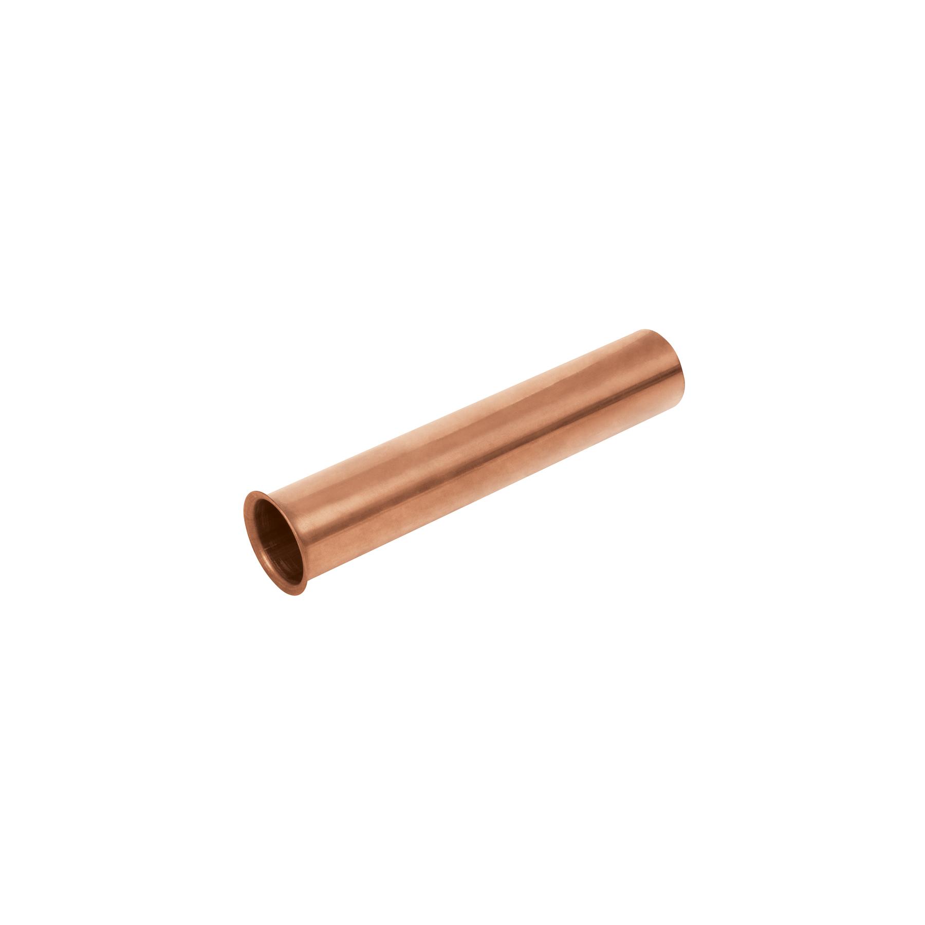 CASQUILLO DE COBRE P/ CONTRACANASTA FREGADERO, 20 CM, 1-1/2'