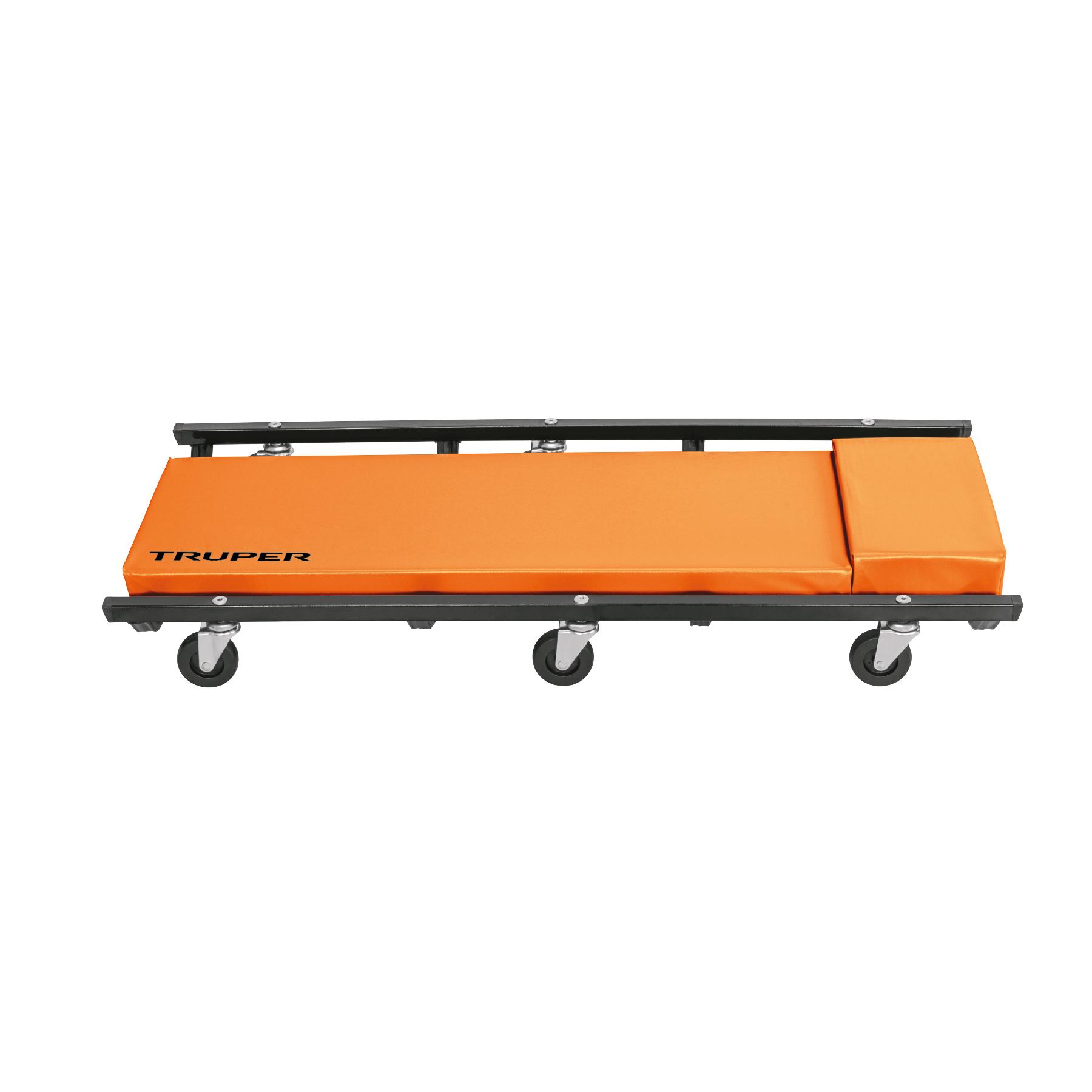 "CAMA DE ACERO 36"" PARA MECÁNICO, TRUPER"