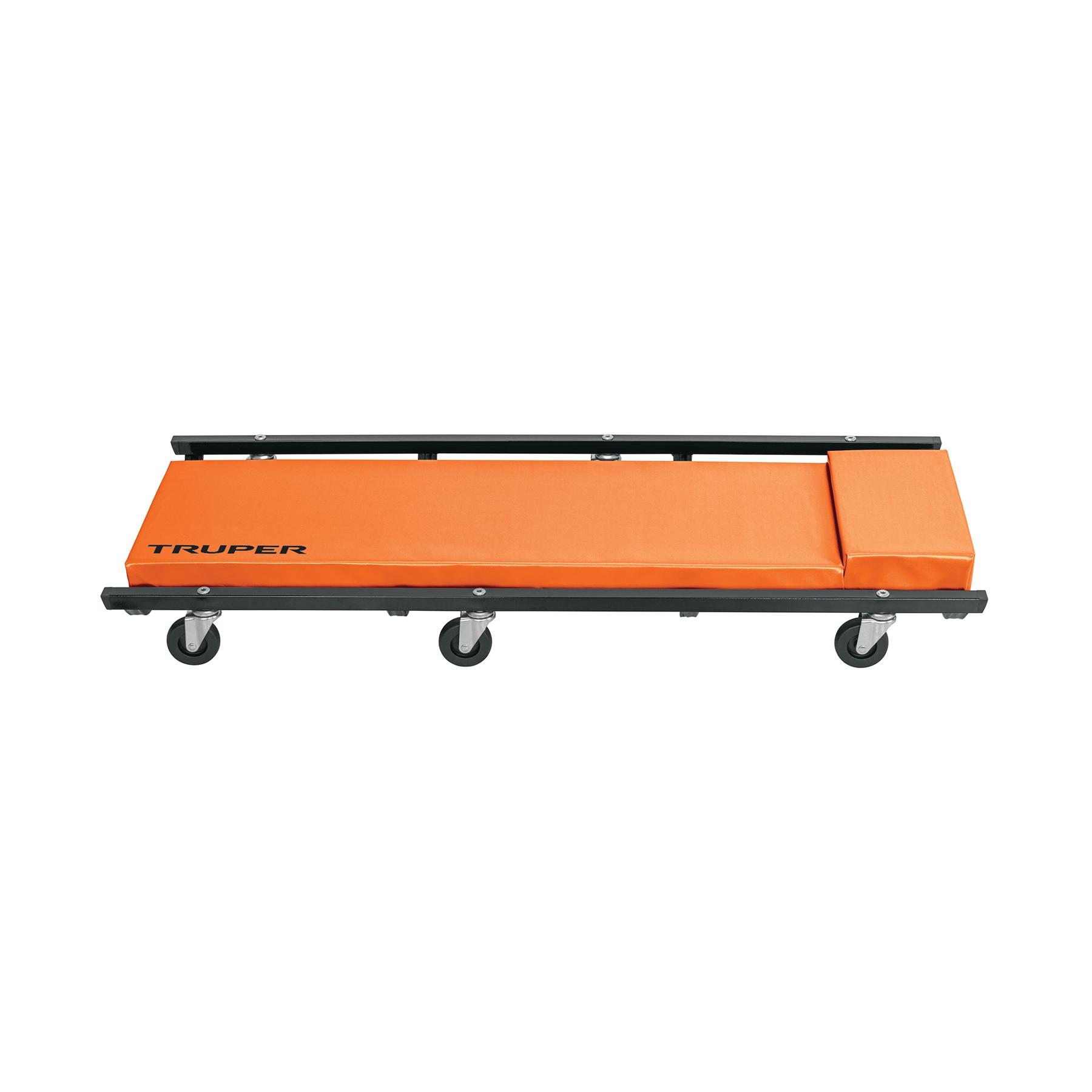 "CAMA DE ACERO 40"" PARA MECÁNICO, TRUPER"