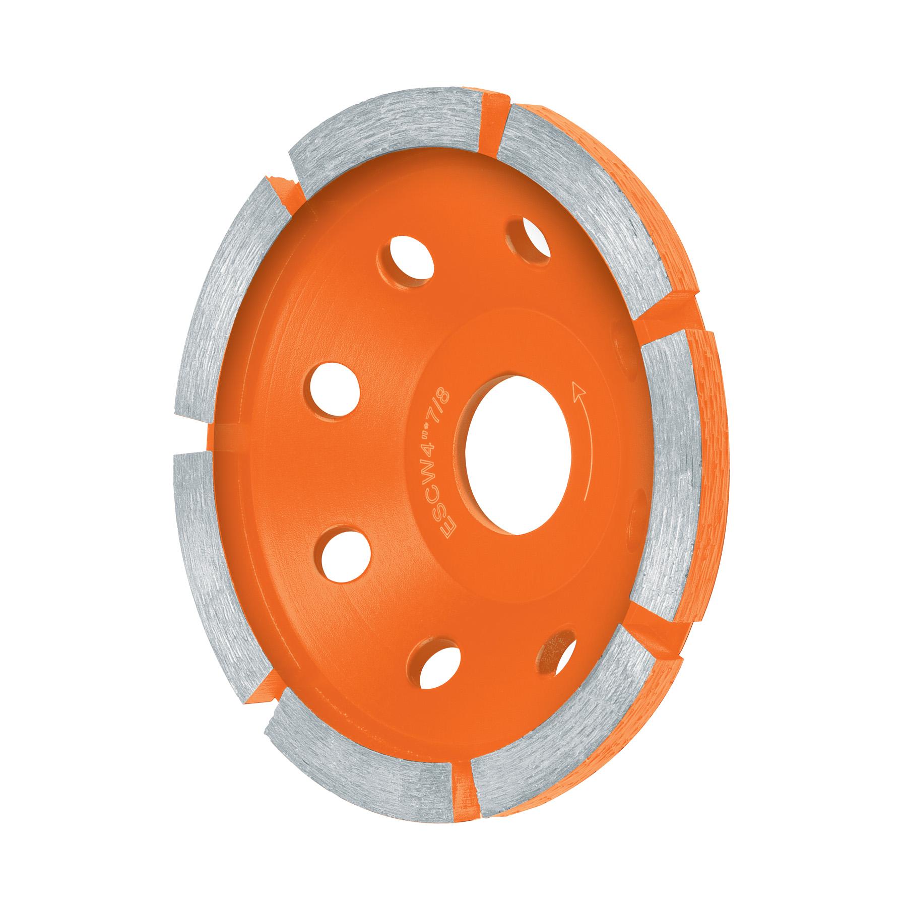 "COPA DE DIAMANTE 1 HILERA 4"" X 7/8"", TRUPER"